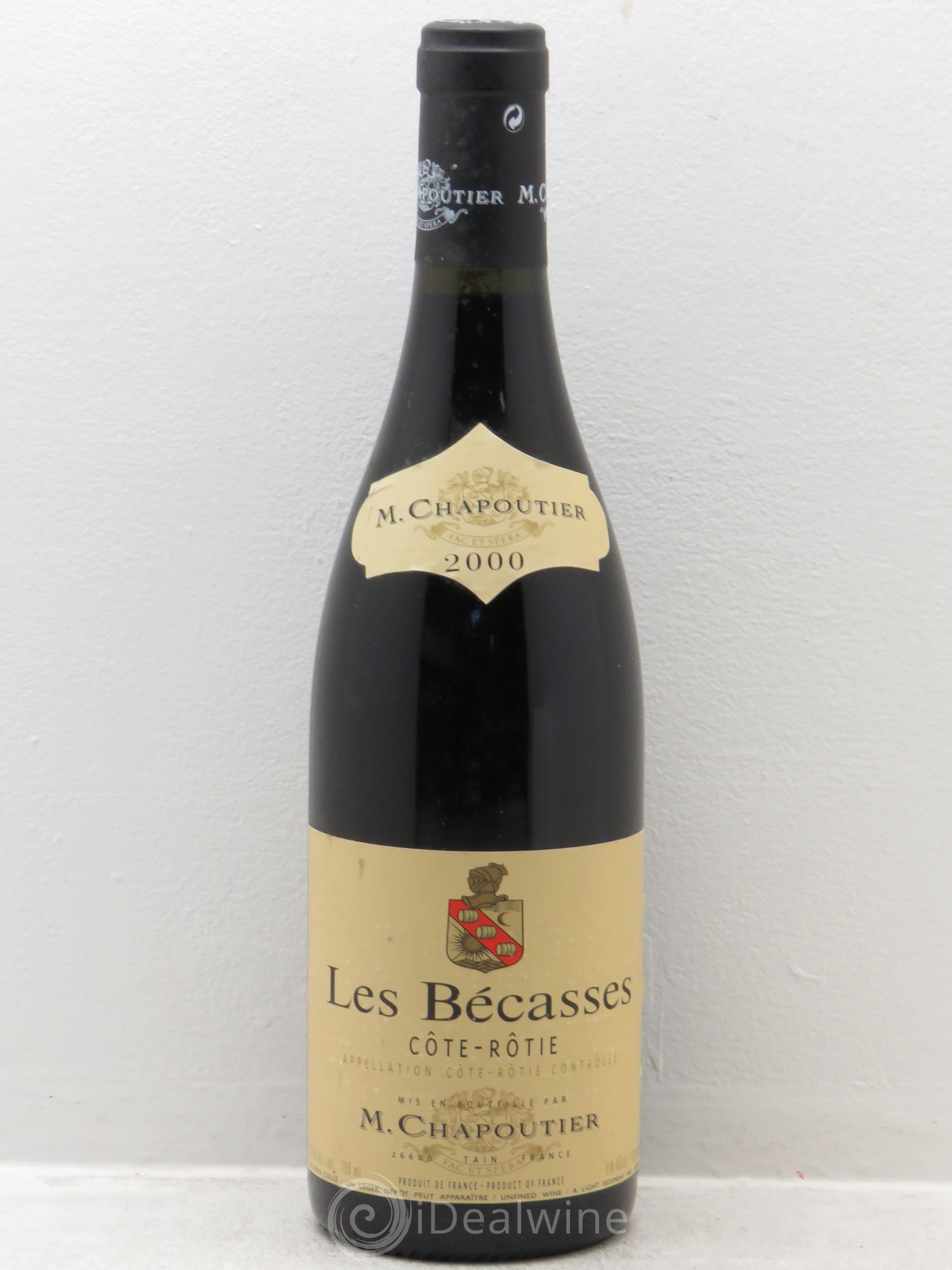 Côte-Rôtie Les Bécasses Chapoutier 2000 - Lot de 1 bouteille - 0