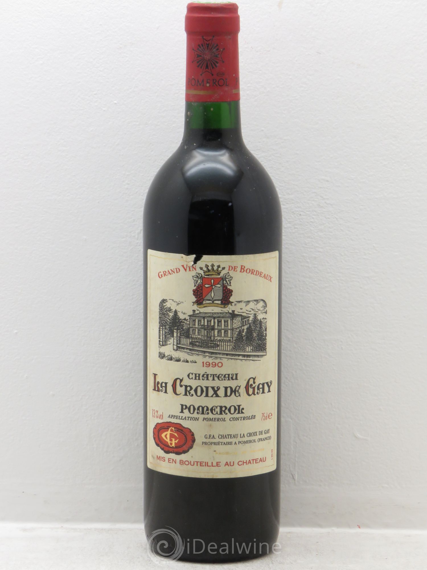 Château la Croix de Gay 1990 - Lot de 1 bouteille - 0