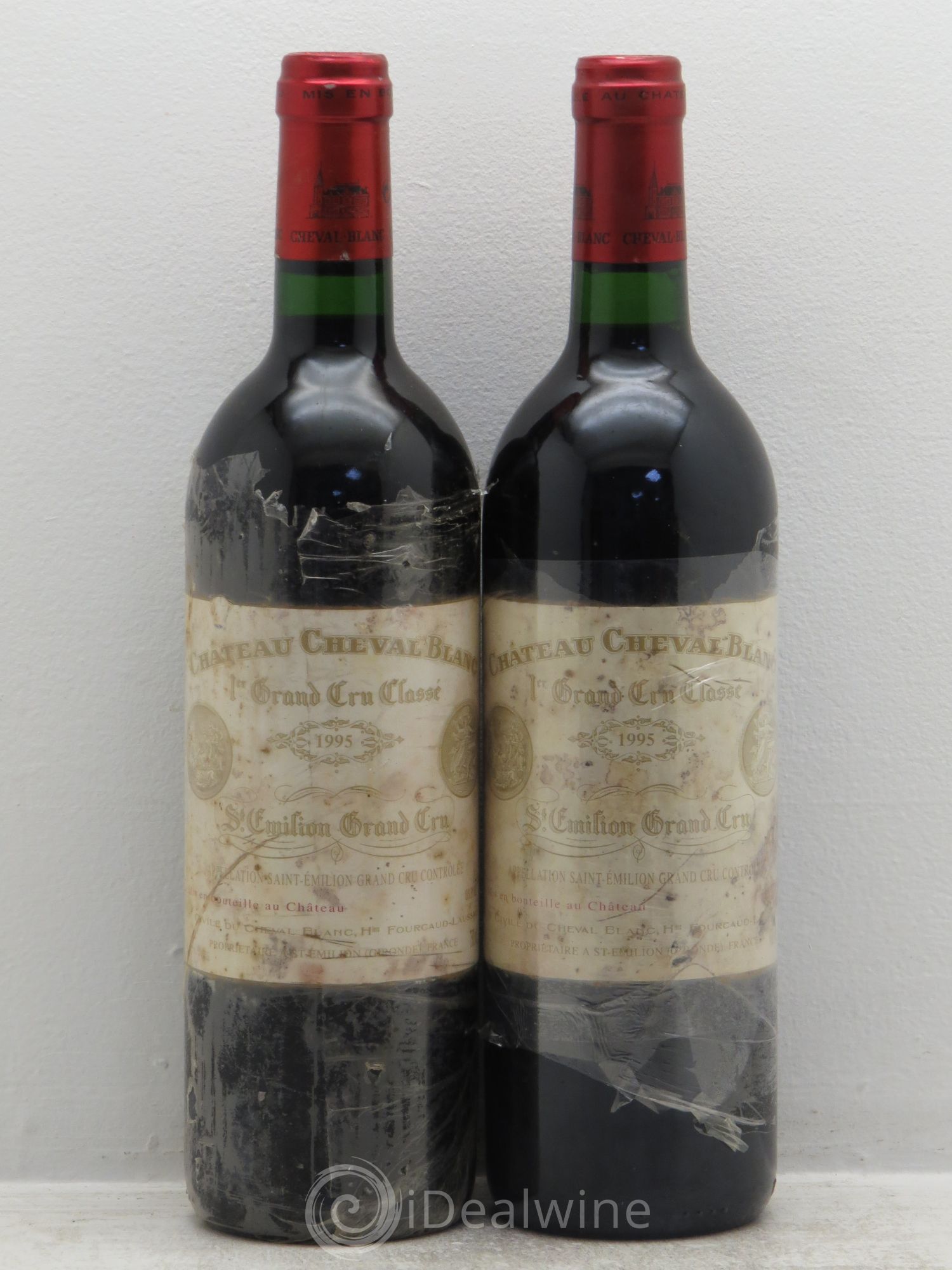 Château Cheval Blanc 1er Grand Cru Classé A 1995 - Lot de 2 bouteilles - 0