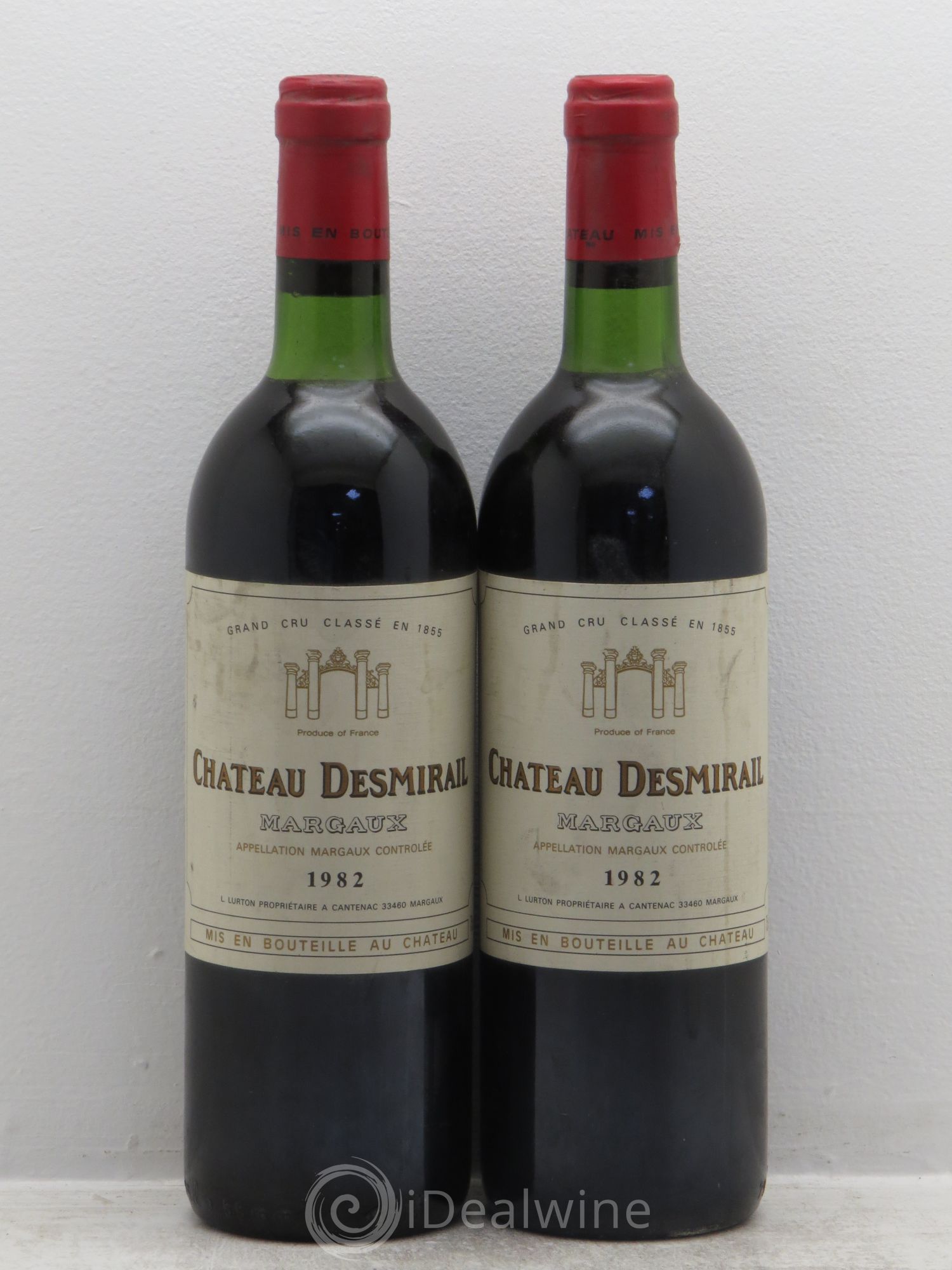 Château Desmirail 3ème Grand Cru Classé 1982 - Lot de 2 bouteilles - 0