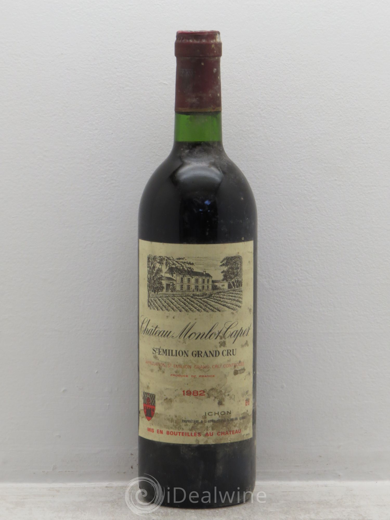 Château Monlot Capet 1982 - Lot de 1 bouteille - 0