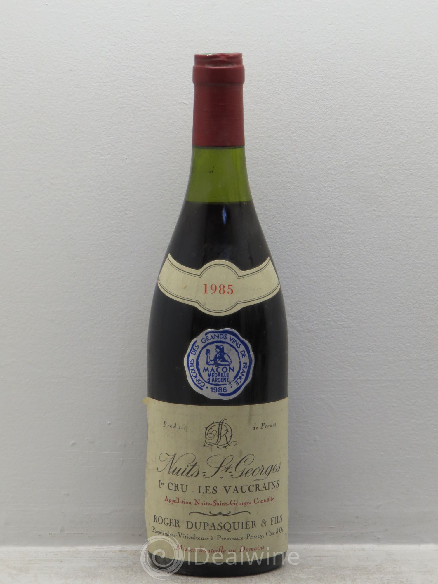 Nuits-Saint-Georges 1er Cru dupasquier 1985 - Lot de 6 bouteilles - 0