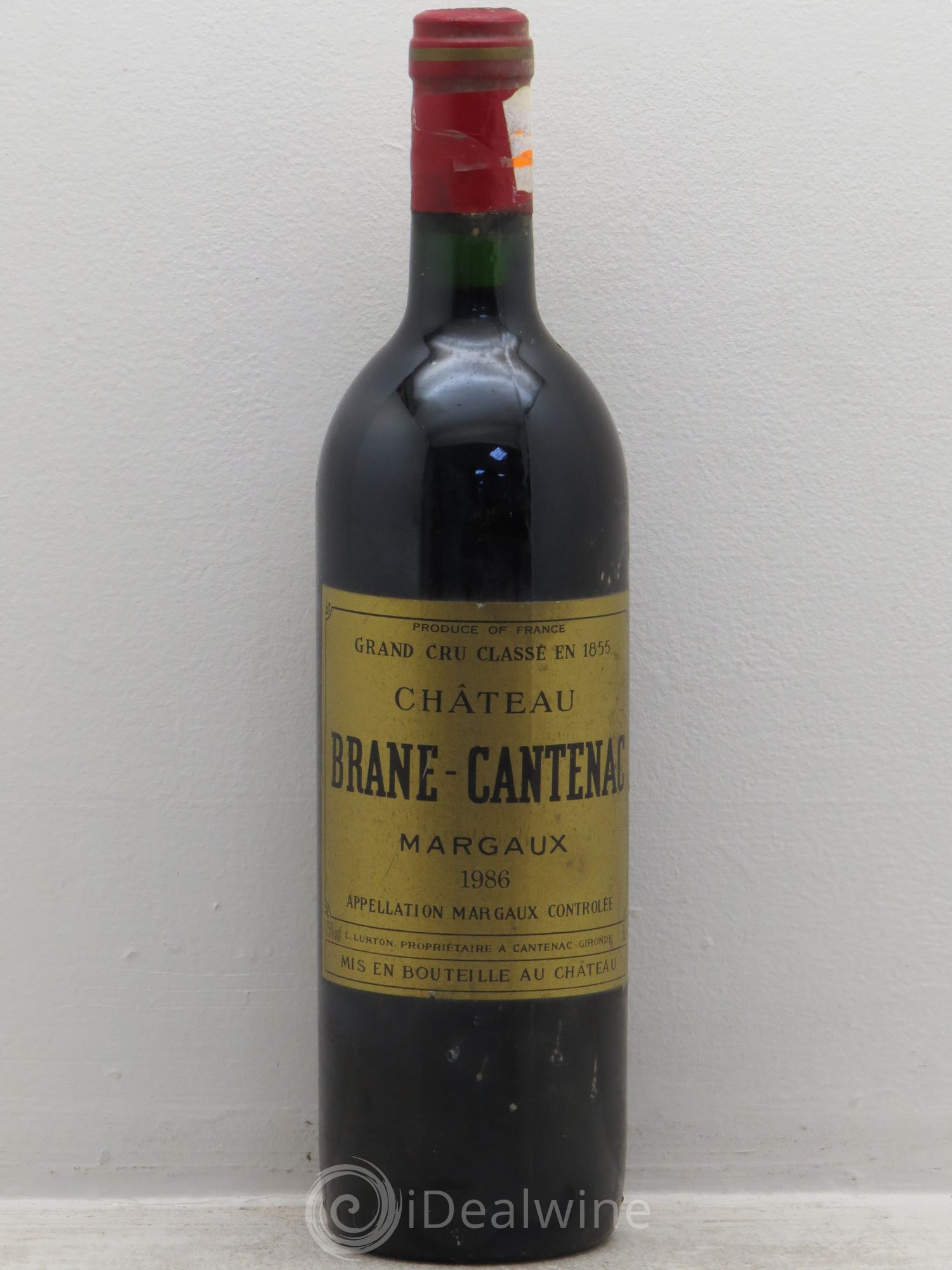Château Brane Cantenac 2ème Grand Cru Classé 1986 - Lot de 1 bouteille - 0