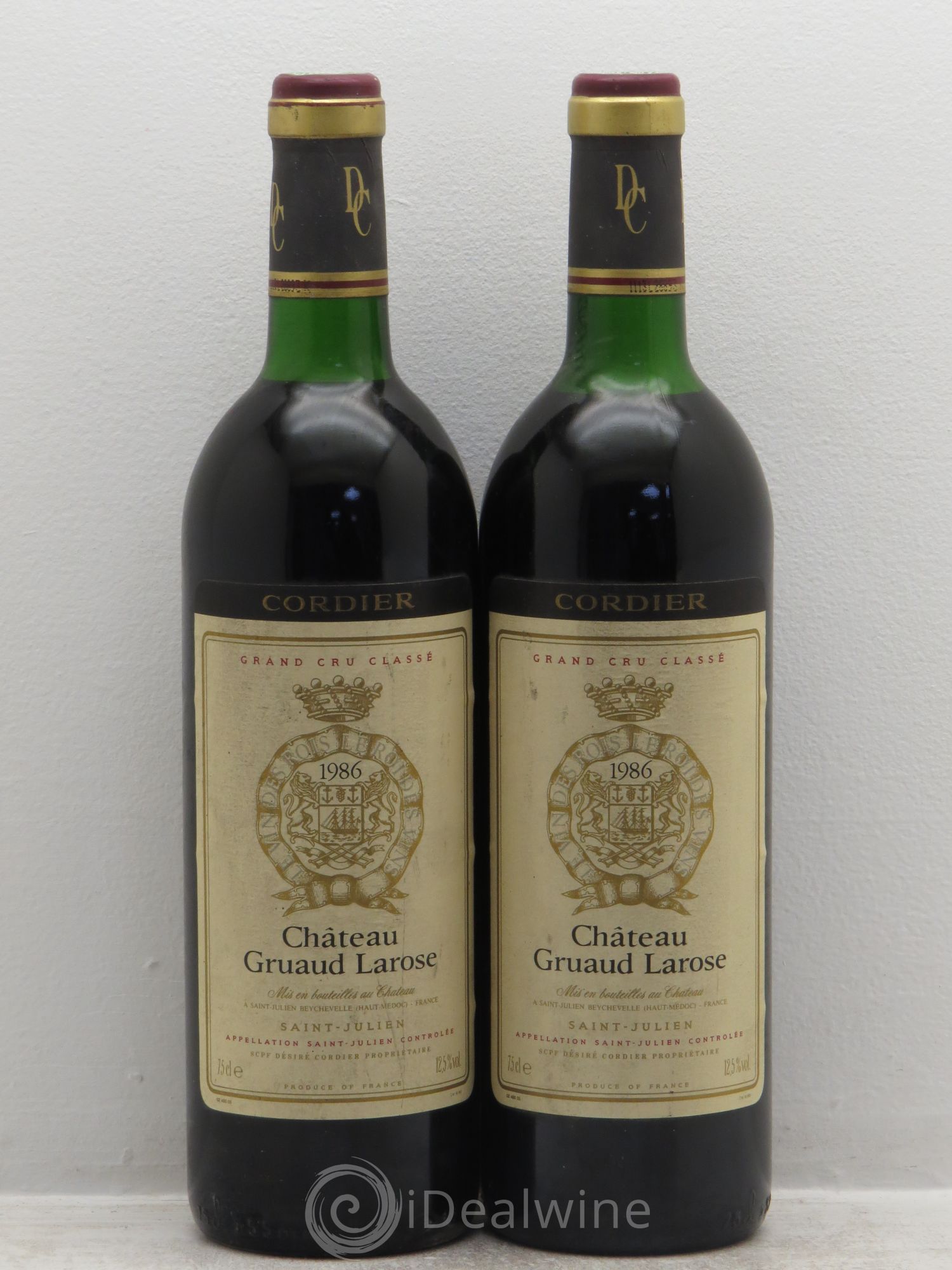 Château Gruaud Larose 2ème Grand Cru Classé 1986 - Lot de 2 bouteilles - 0