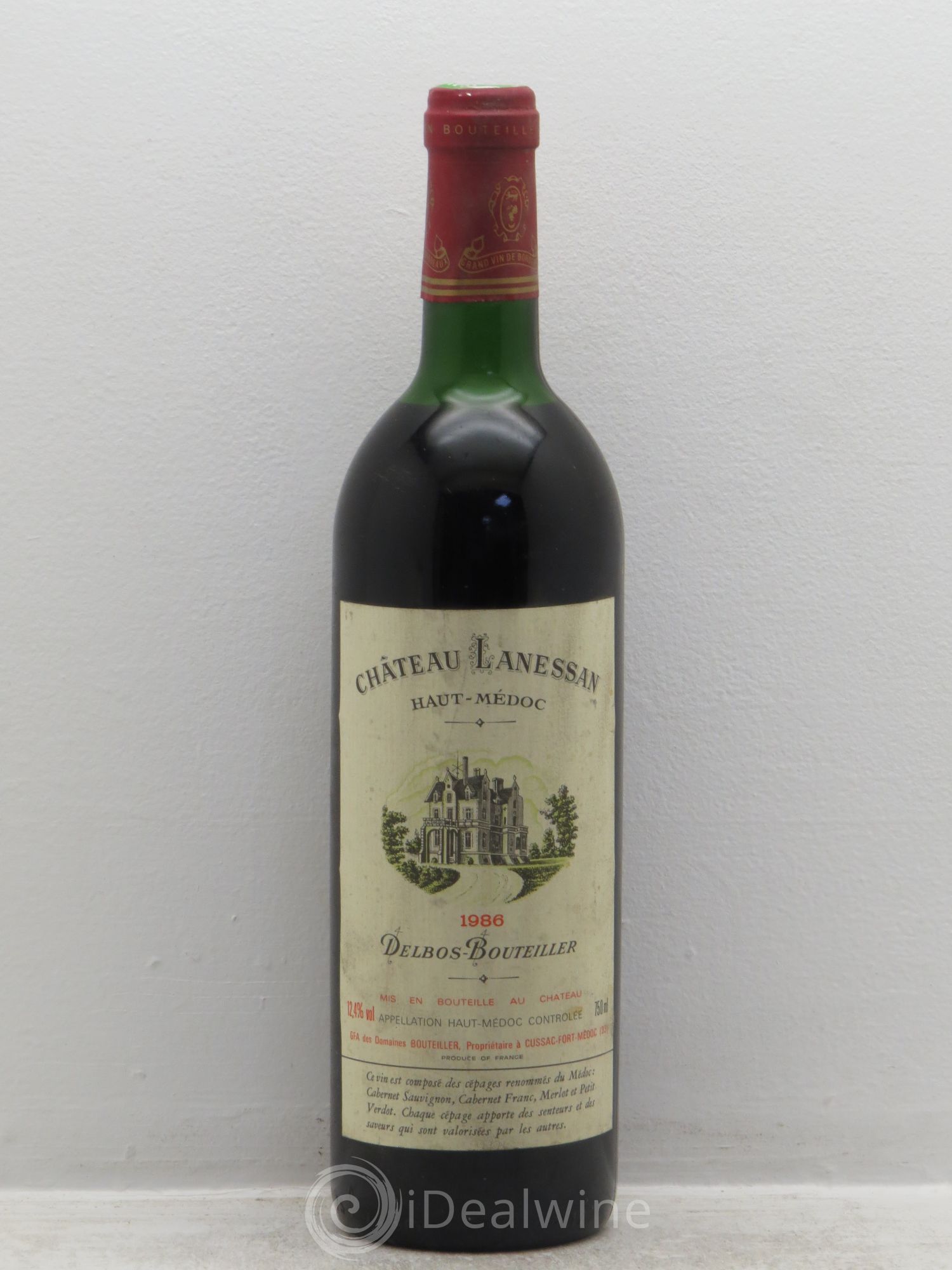 Château Lanessan Cru Bourgeois 1986 - Lot de 6 bouteilles - 0