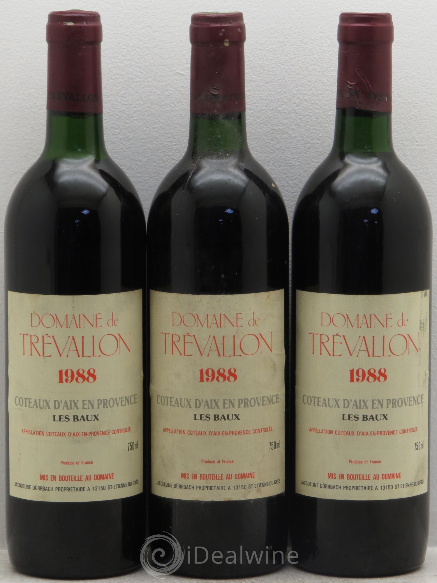Divers domaine de trevallon les baux 1988 - Posten von 3 Flaschen - 0