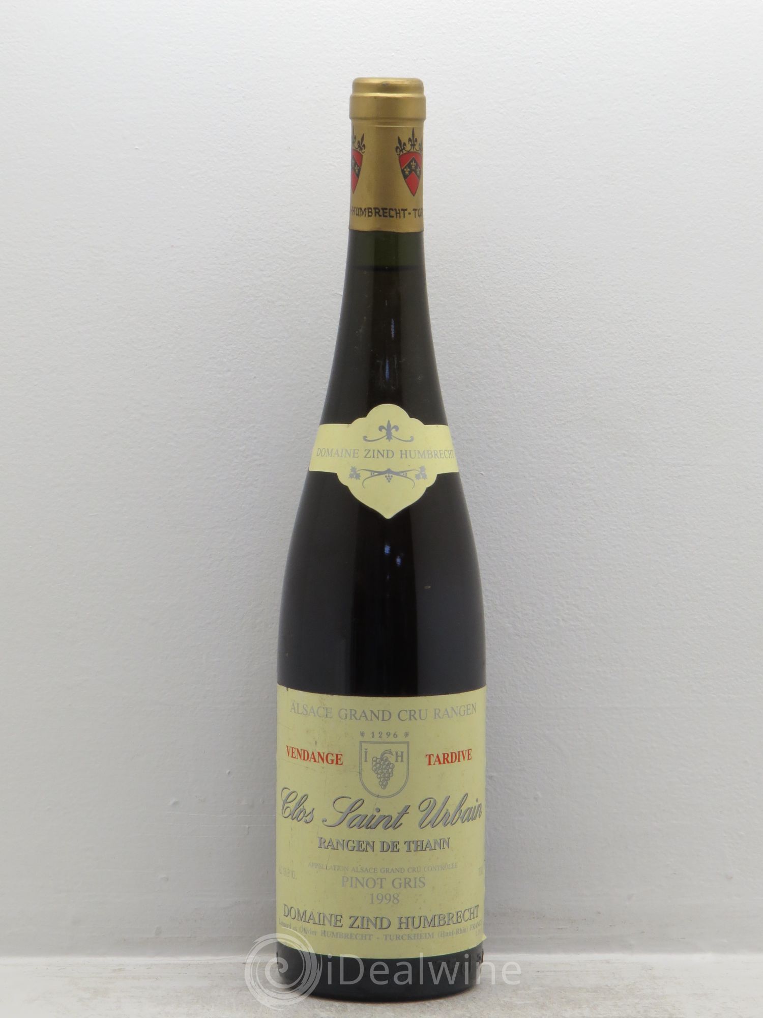 Alsace Pinot Gris Sélection de Grains Nobles Grand Cru Rangen de Thann Clos Saint-Urbain Zind-Humbrecht (Domaine) 1998 - Lotto di 1 bottiglia - 0