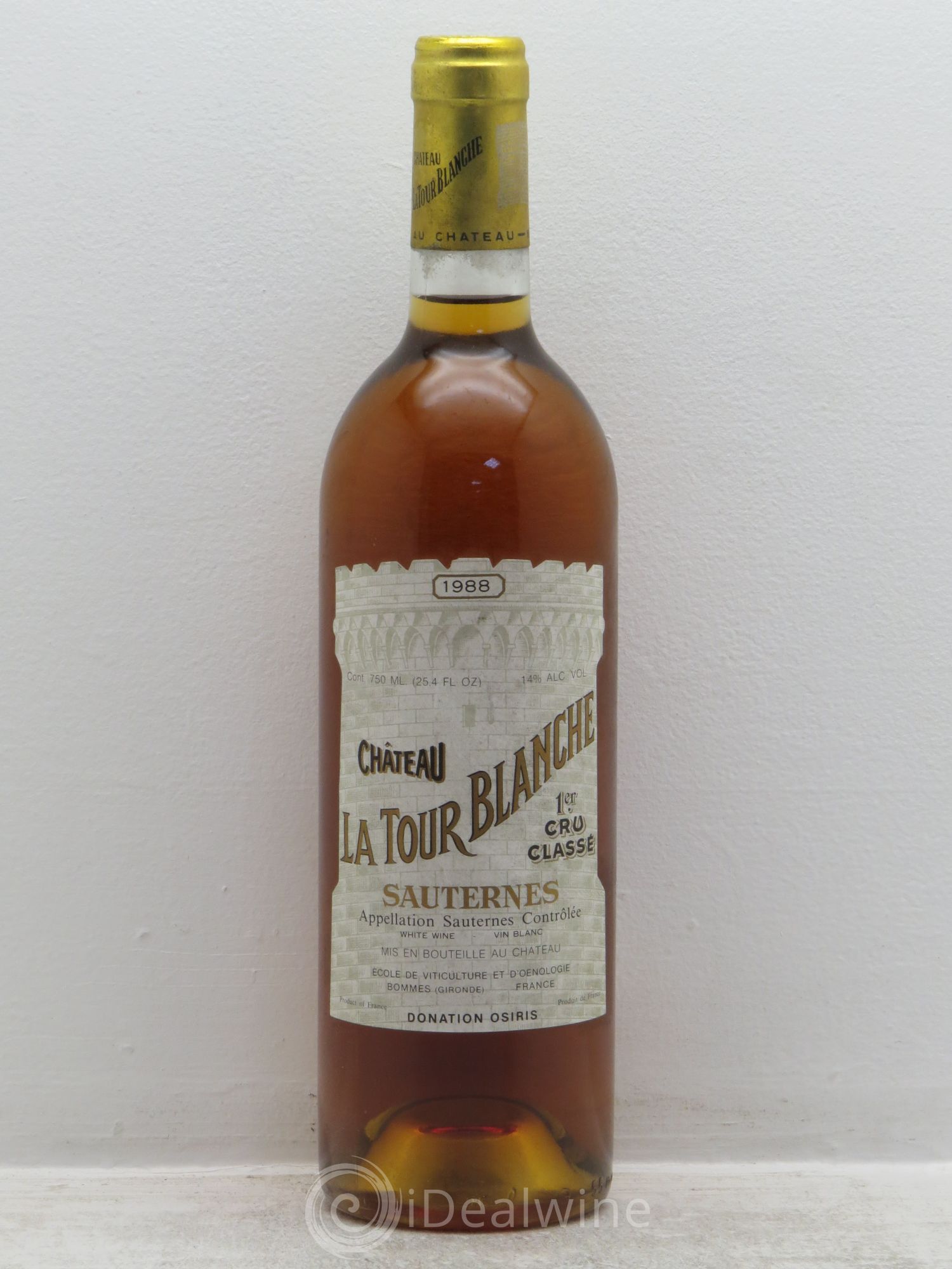 Château la Tour Blanche 1er Grand Cru Classé 1988 - Lotto di 1 bottiglia - 0