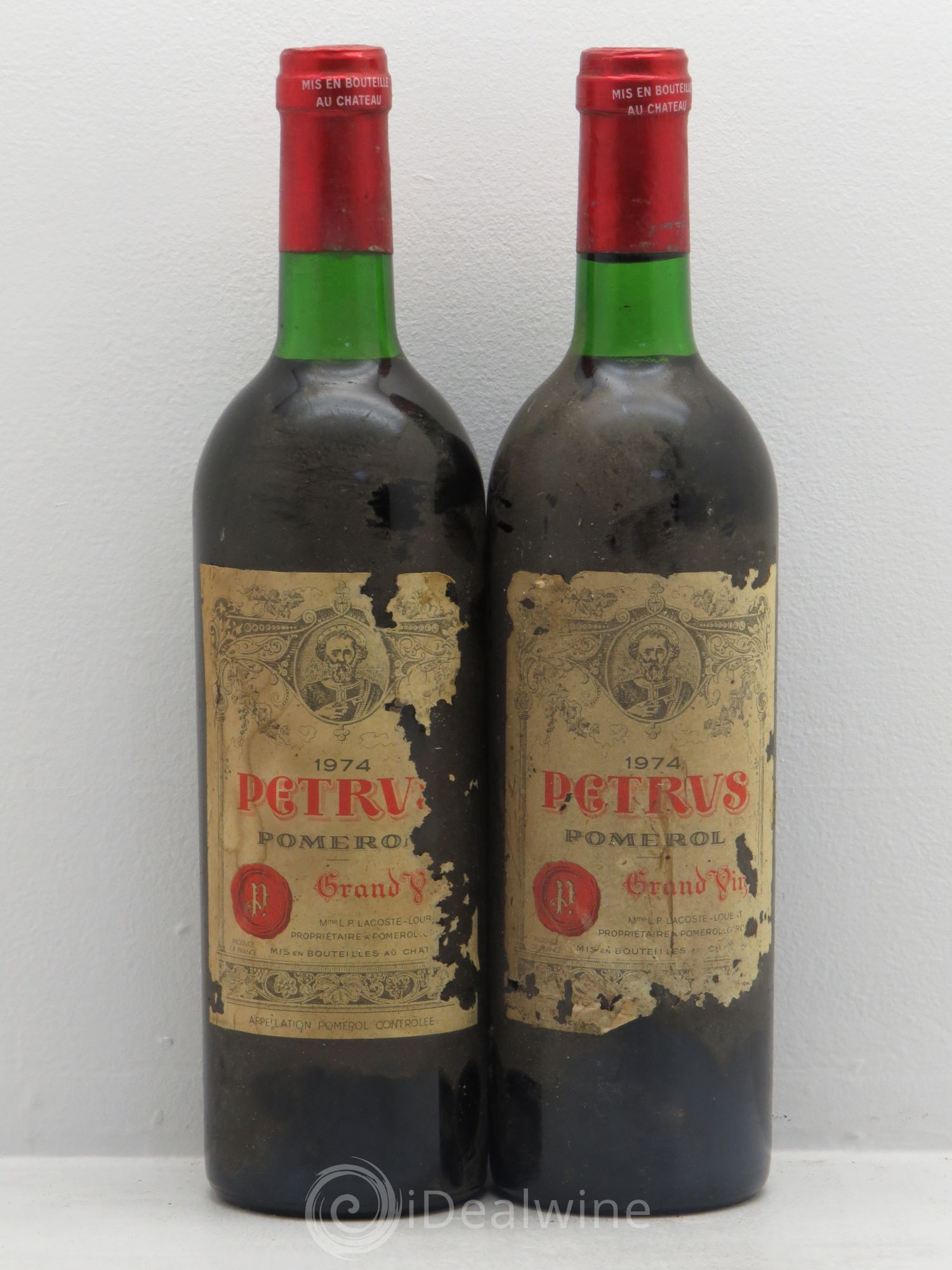 Petrus 1974 - Posten von 2 Flaschen - 0