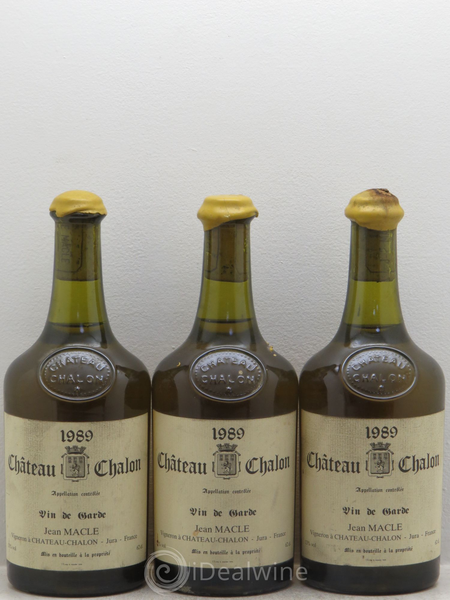 Château-Chalon Jean Macle 1989 - Lot de 3 bouteilles - 0