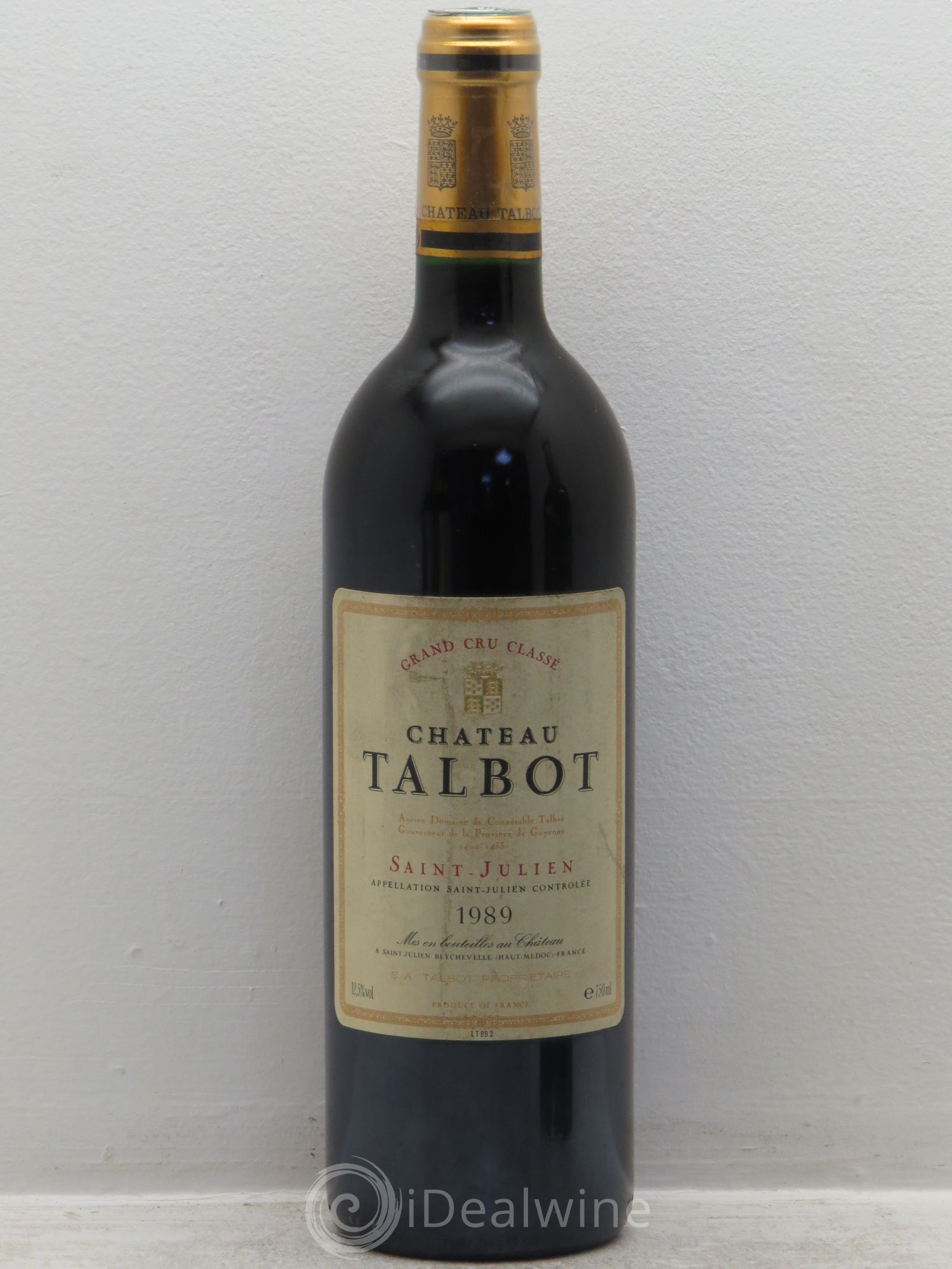 Château Talbot 4ème Grand Cru Classé 1989 - Lot de 6 bouteilles - 0