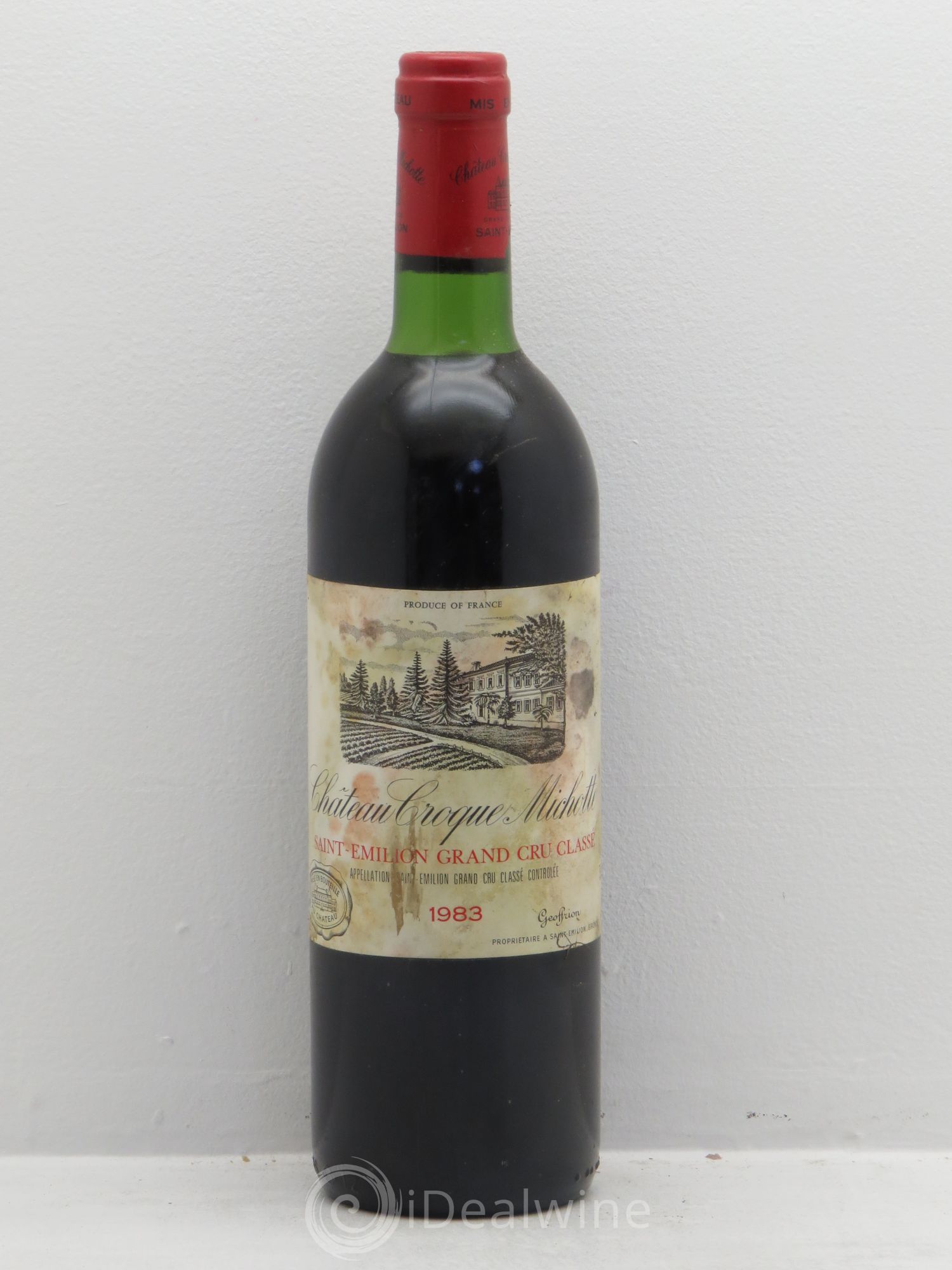 Château Croque Michotte 1983 - Lot de 6 bouteilles - 0