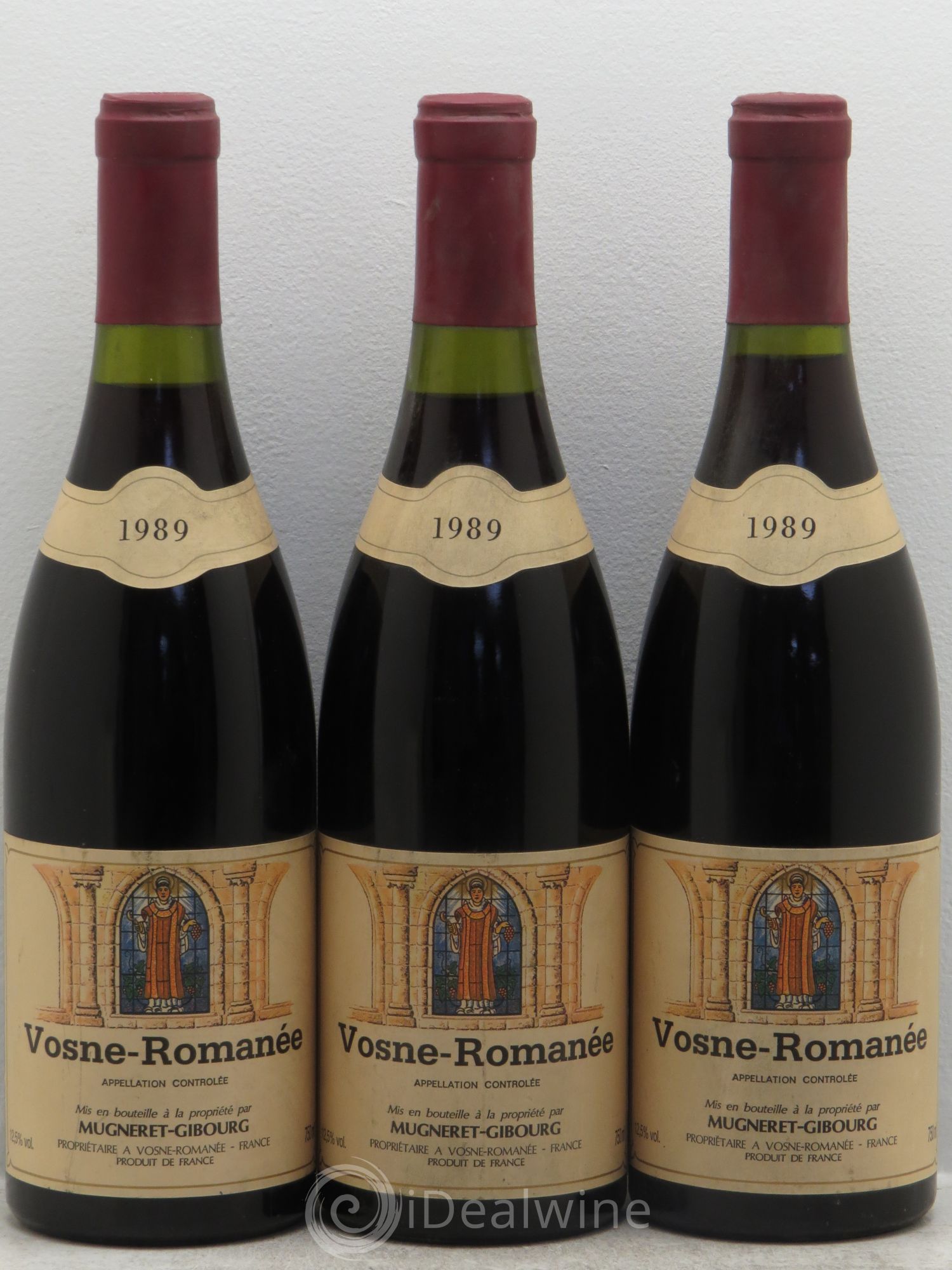 Vosne-Romanée Mugneret-Gibourg (Domaine) 1989 - Lot de 3 bouteilles - 0