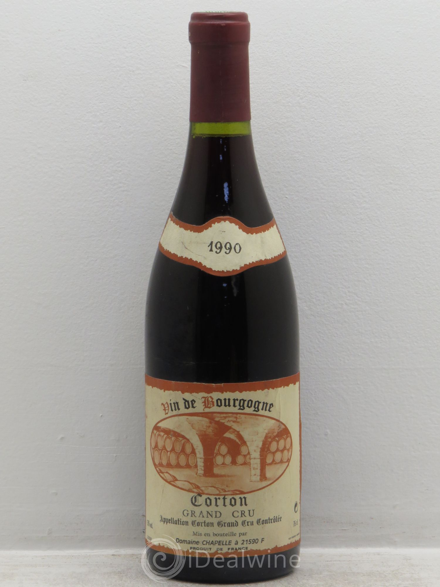 Corton Grand Cru domaine chapelle 1990 - Posten von 1 Flasche - 0