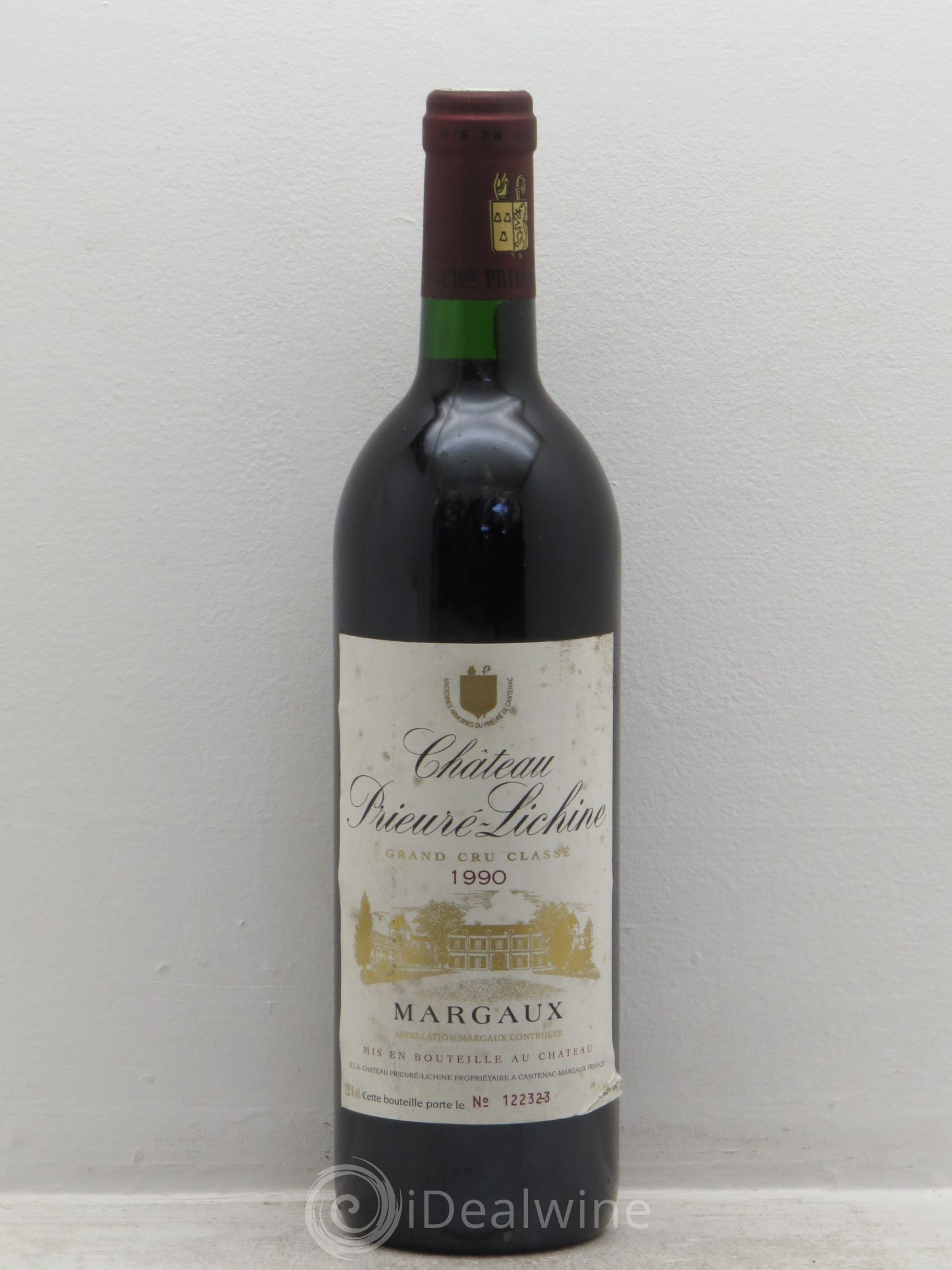 Château Prieuré Lichine 4ème Grand Cru Classé 1990 - Lot de 6 bouteilles - 0