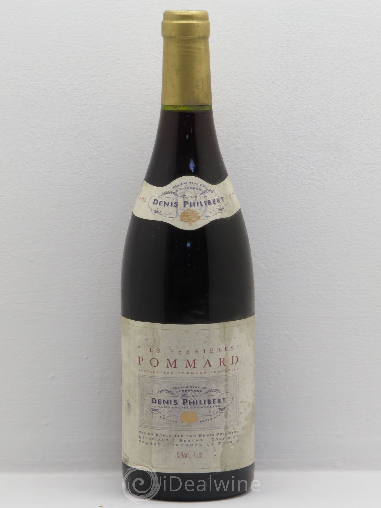 Pommard perrieres philibert 1992 - Posten von 1 Flasche - 0
