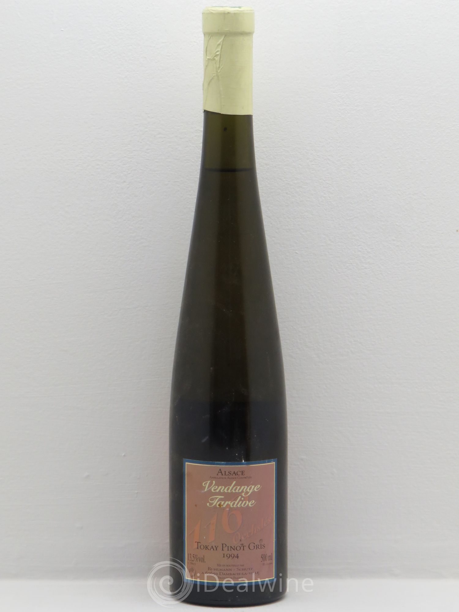 Pinot Gris Vendanges tardives Ruhlmann 50cl 1994 - Posten von 1 Flasche - 1