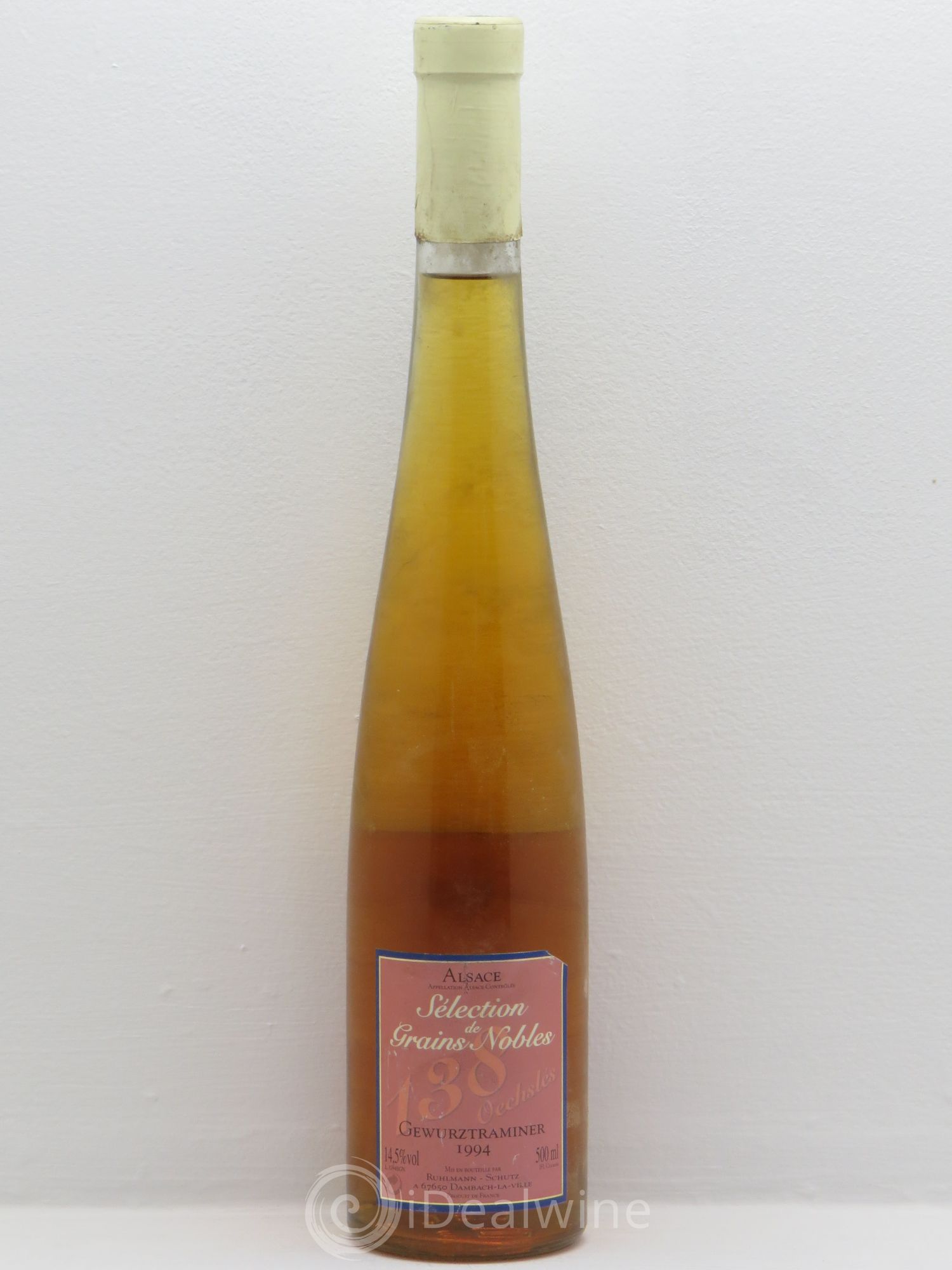Gewurztraminer Sélections grains nobles Ruhlmann 50cl 1994 - Posten von 1 Flasche - 1
