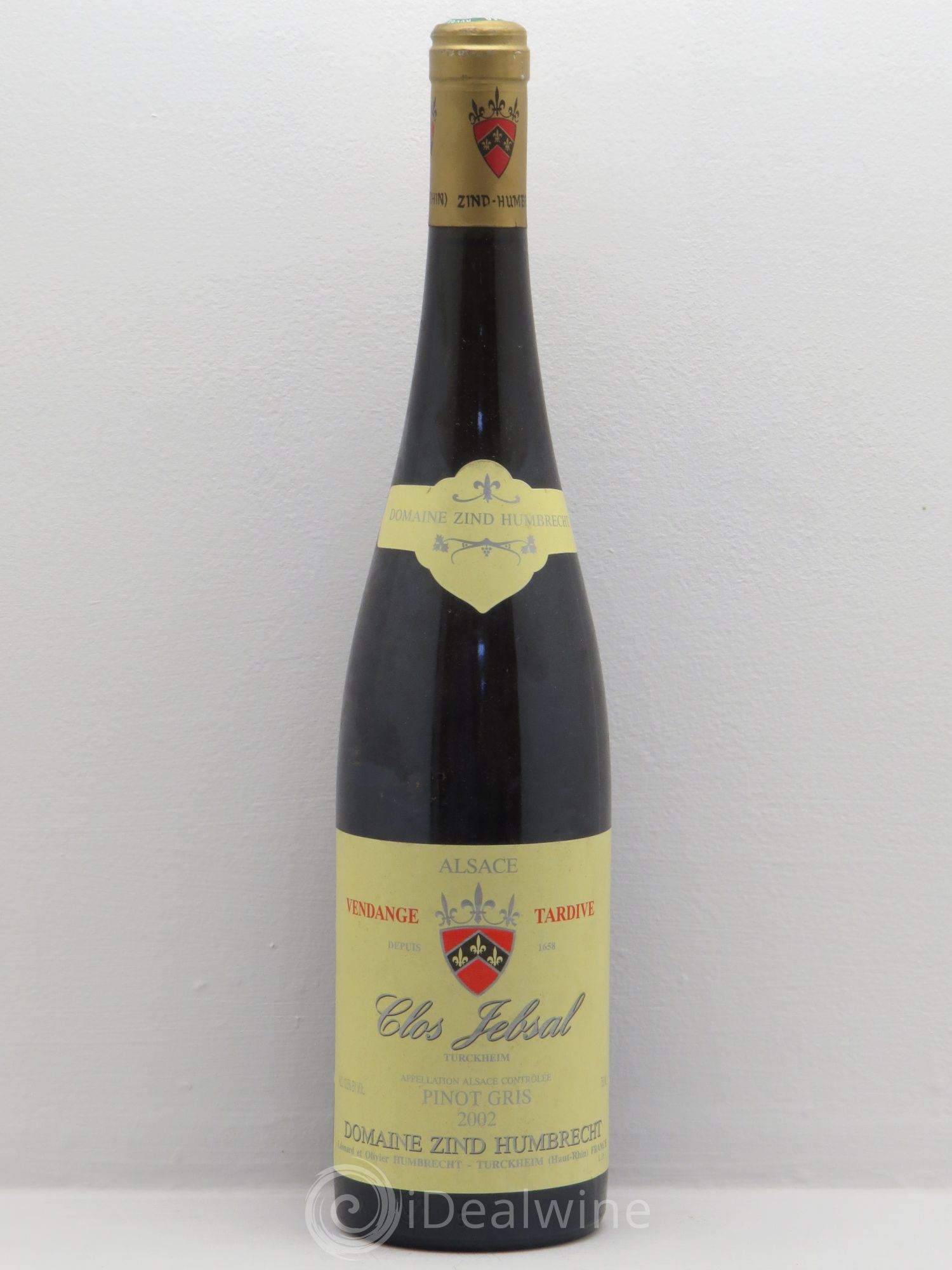 Alsace Pinot Gris Clos Jebsal Vendanges Tardives Zind-Humbrecht (Domaine) 2002 - Lotto di 1 bottiglia - 0