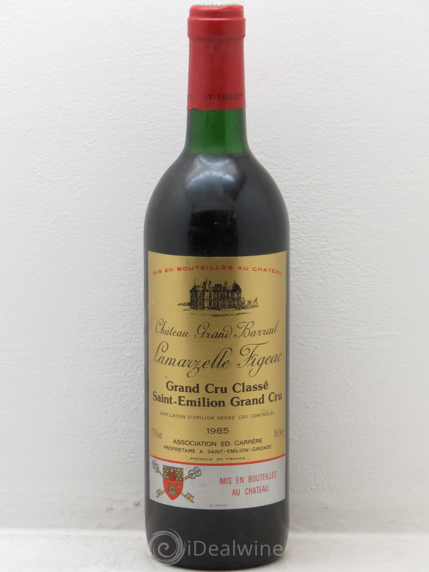 Château Grand Barrail Lamarzelle Figeac Grand Cru Classé 1985 - Lot de 6 bouteilles - 0