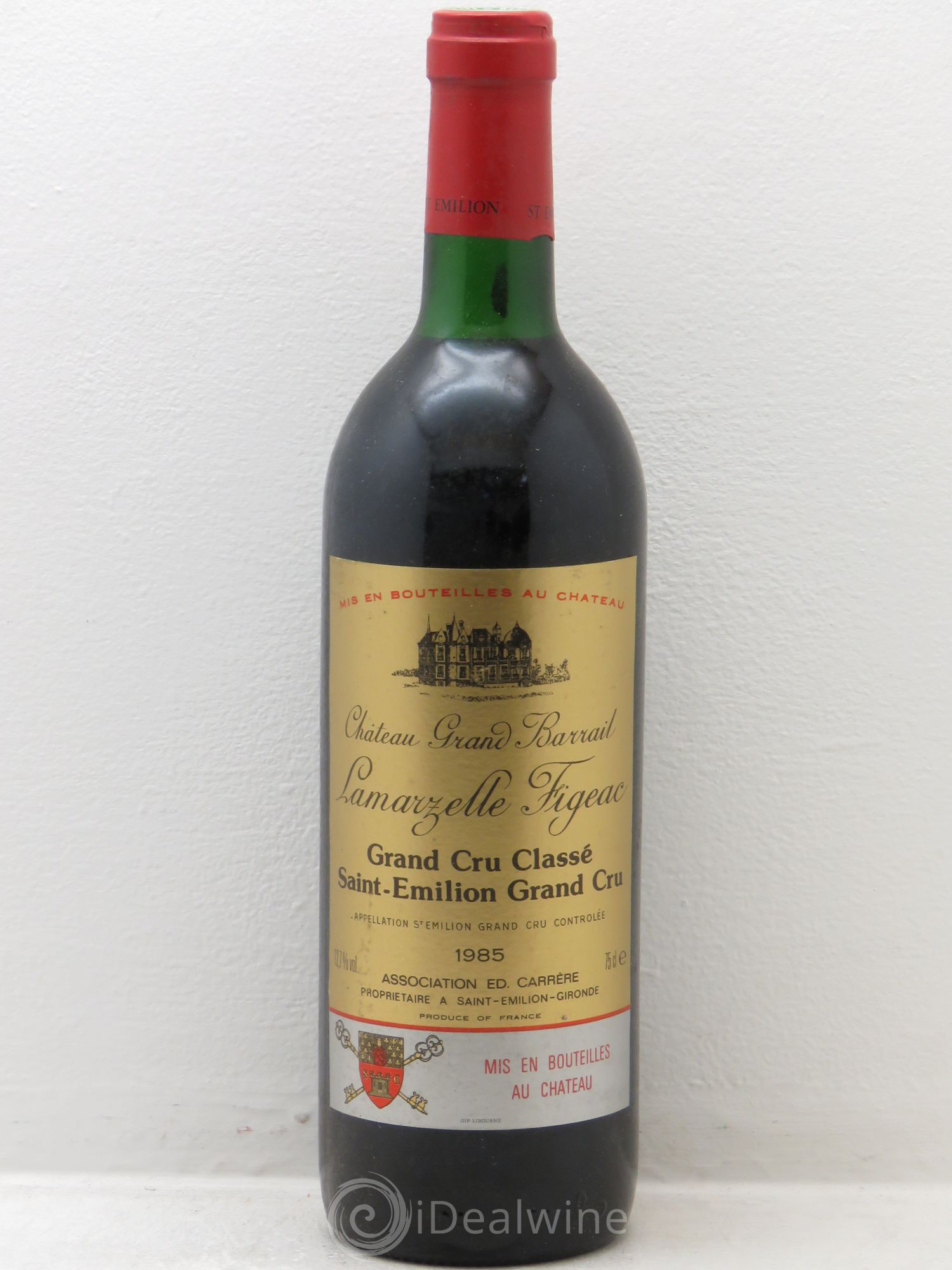 Château Grand Barrail Lamarzelle Figeac Grand Cru Classé 1985 - Lot de 6 bouteilles - 0