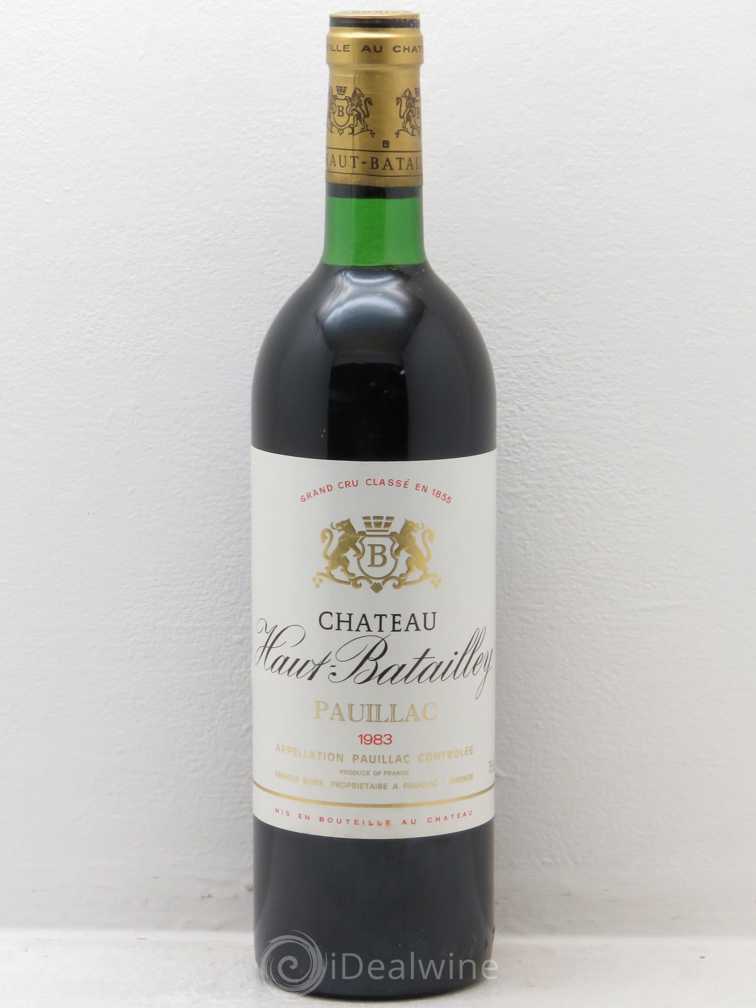 Château Haut Batailley 5ème Grand Cru Classé 1983 - Lot de 1 bouteille - 0