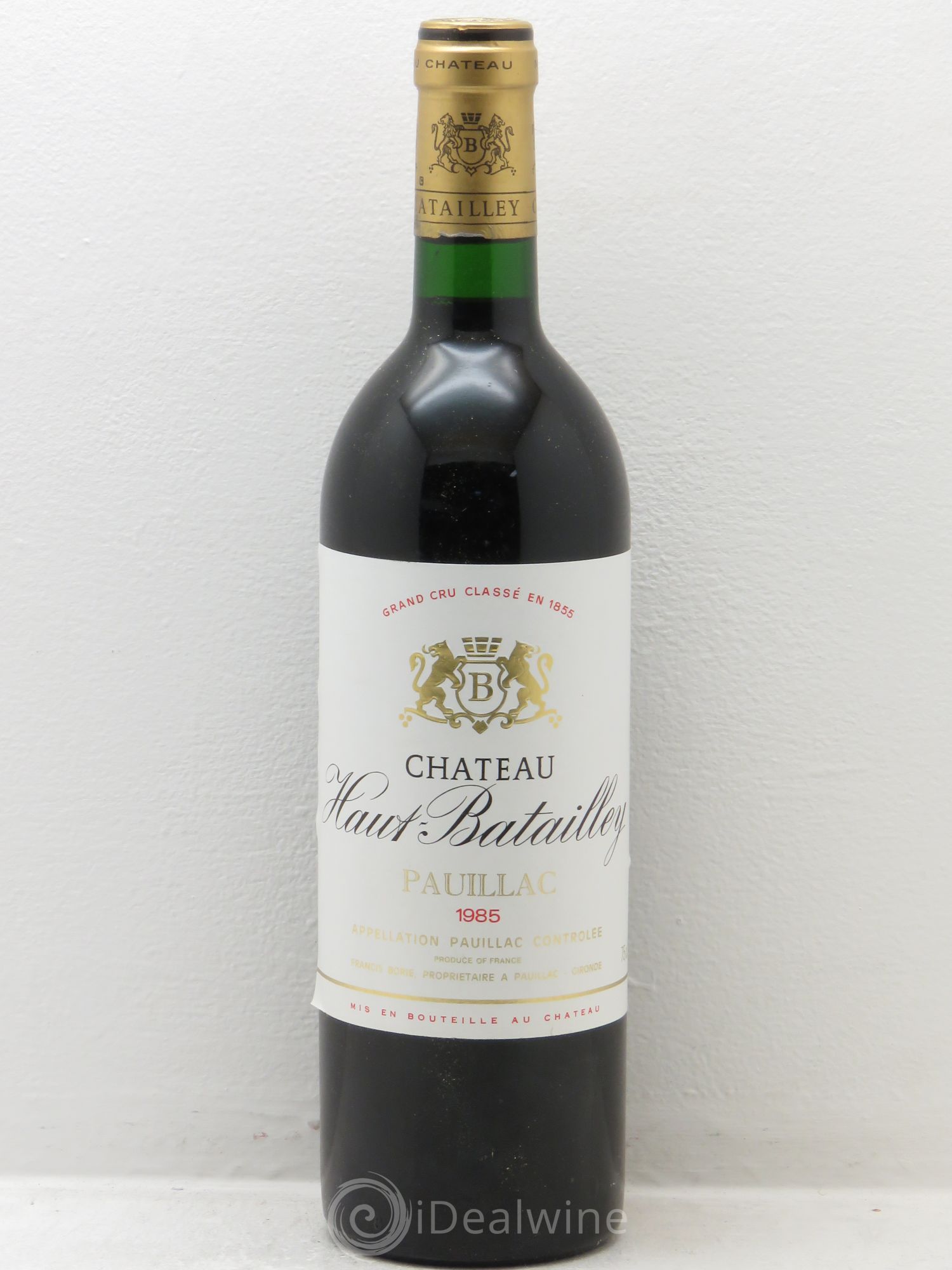 Château Haut Batailley 5ème Grand Cru Classé 1985 - Lot de 1 bouteille - 0