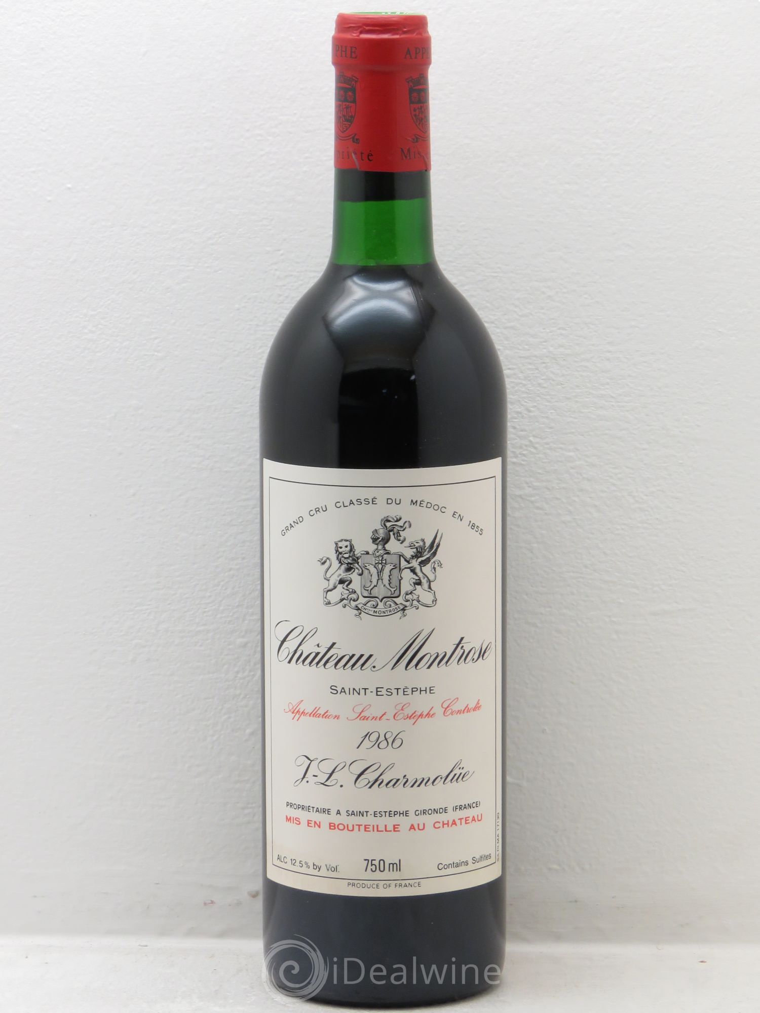 Château Montrose 2ème Grand Cru Classé 1986 - Lot de 1 bouteille - 0
