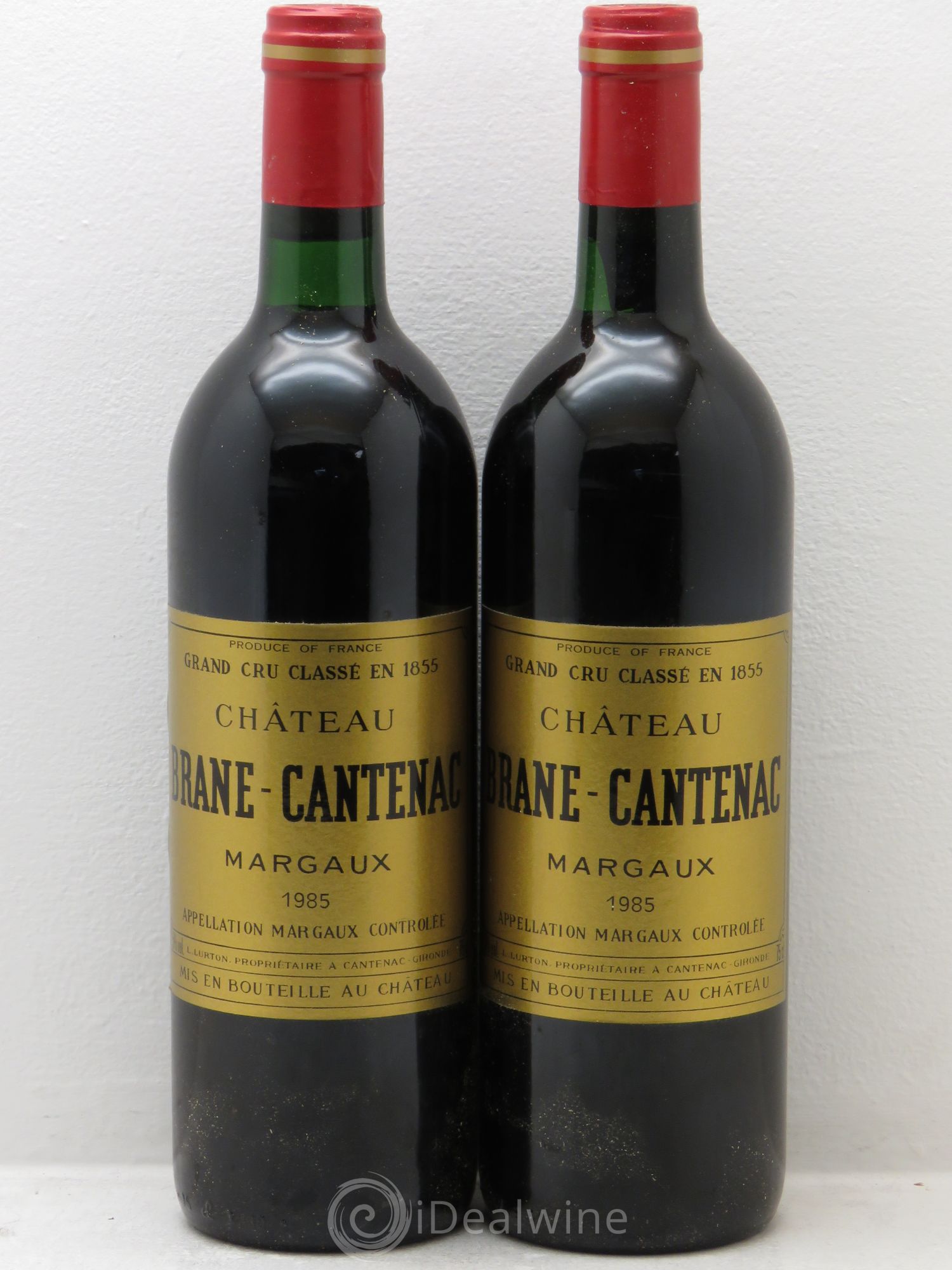 Château Brane Cantenac 2ème Grand Cru Classé 1985 - Lot de 2 bouteilles - 0