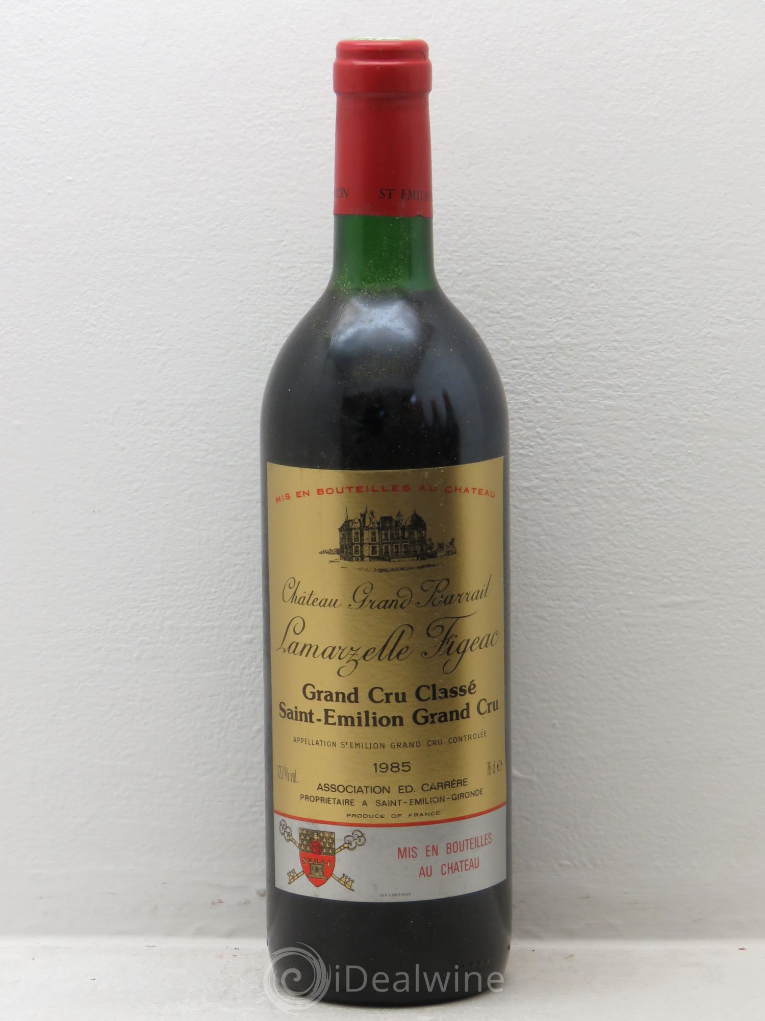 Château Grand Barrail Lamarzelle Figeac Grand Cru Classé 1985 - Lot de 6 bouteilles - 0