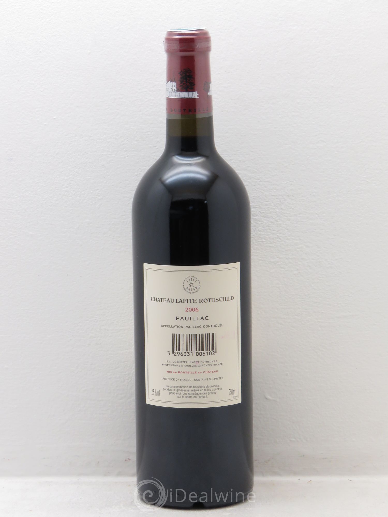 Château Lafite Rothschild 1er Grand Cru Classé 2006 - Lot de 1 bouteille - 1