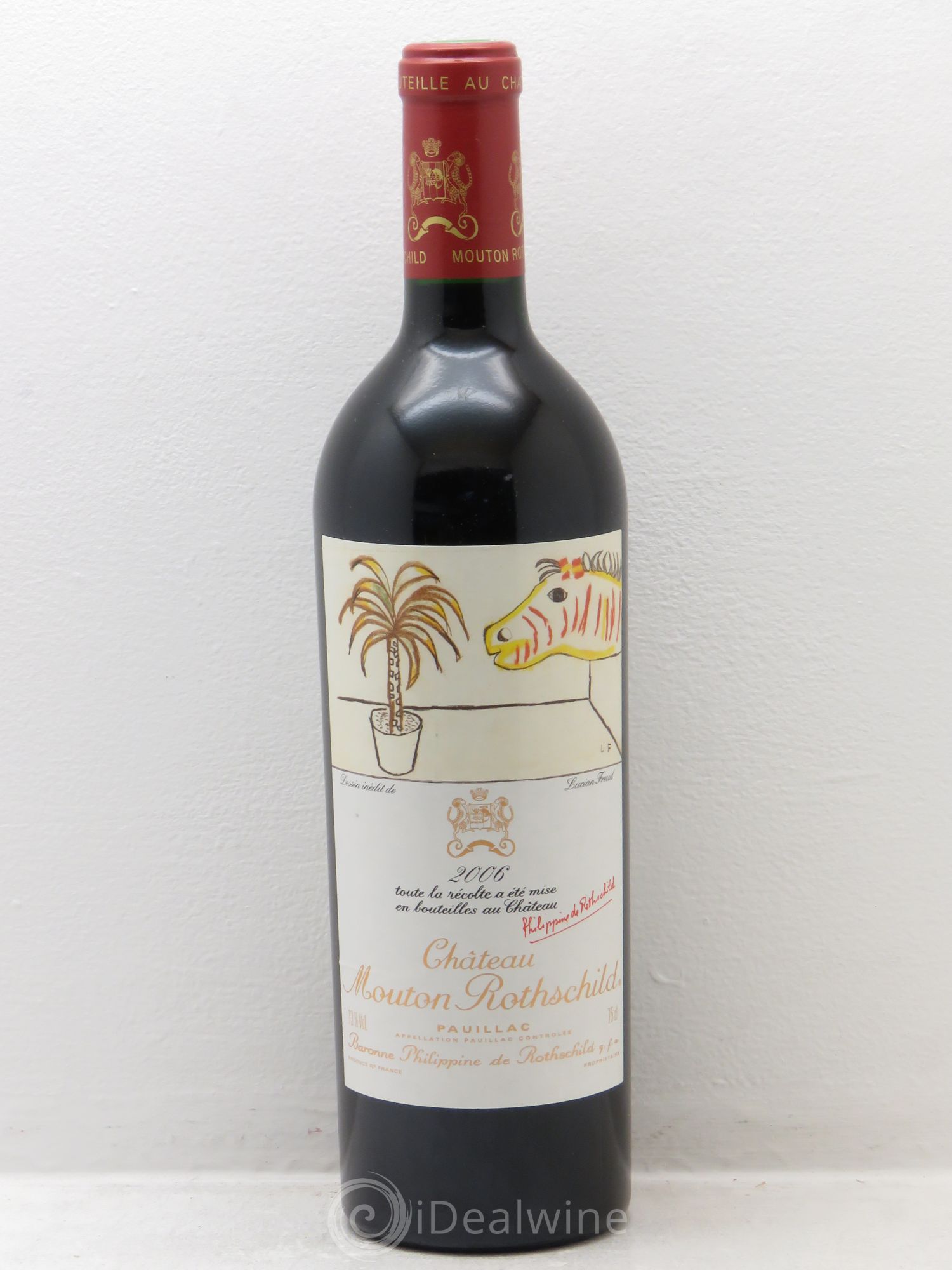 Château Mouton Rothschild 1er Grand Cru Classé 2006 - Lot de 1 bouteille - 0