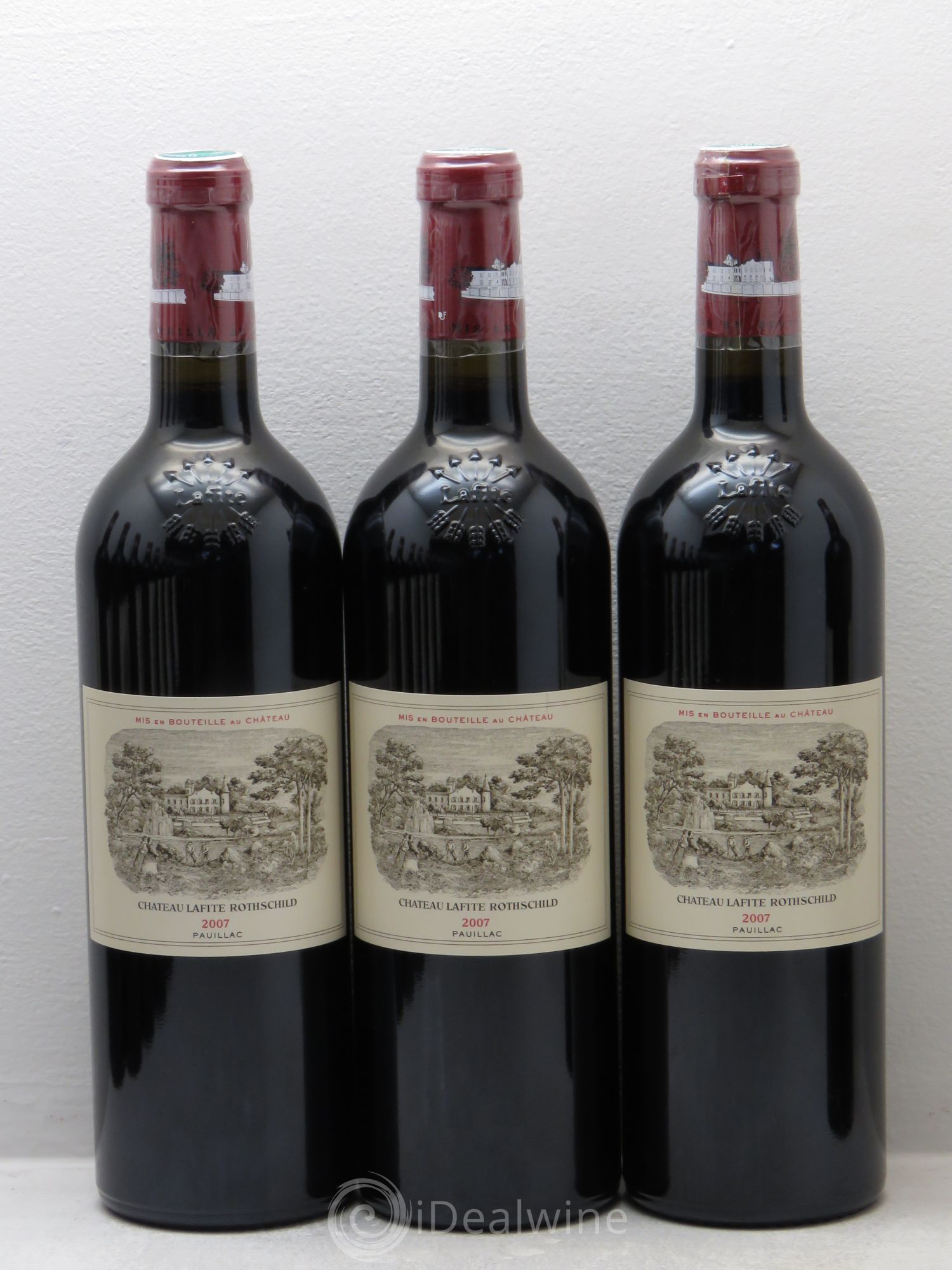 Château Lafite Rothschild 1er Grand Cru Classé 2007 - Lot de 12 bouteilles - 1