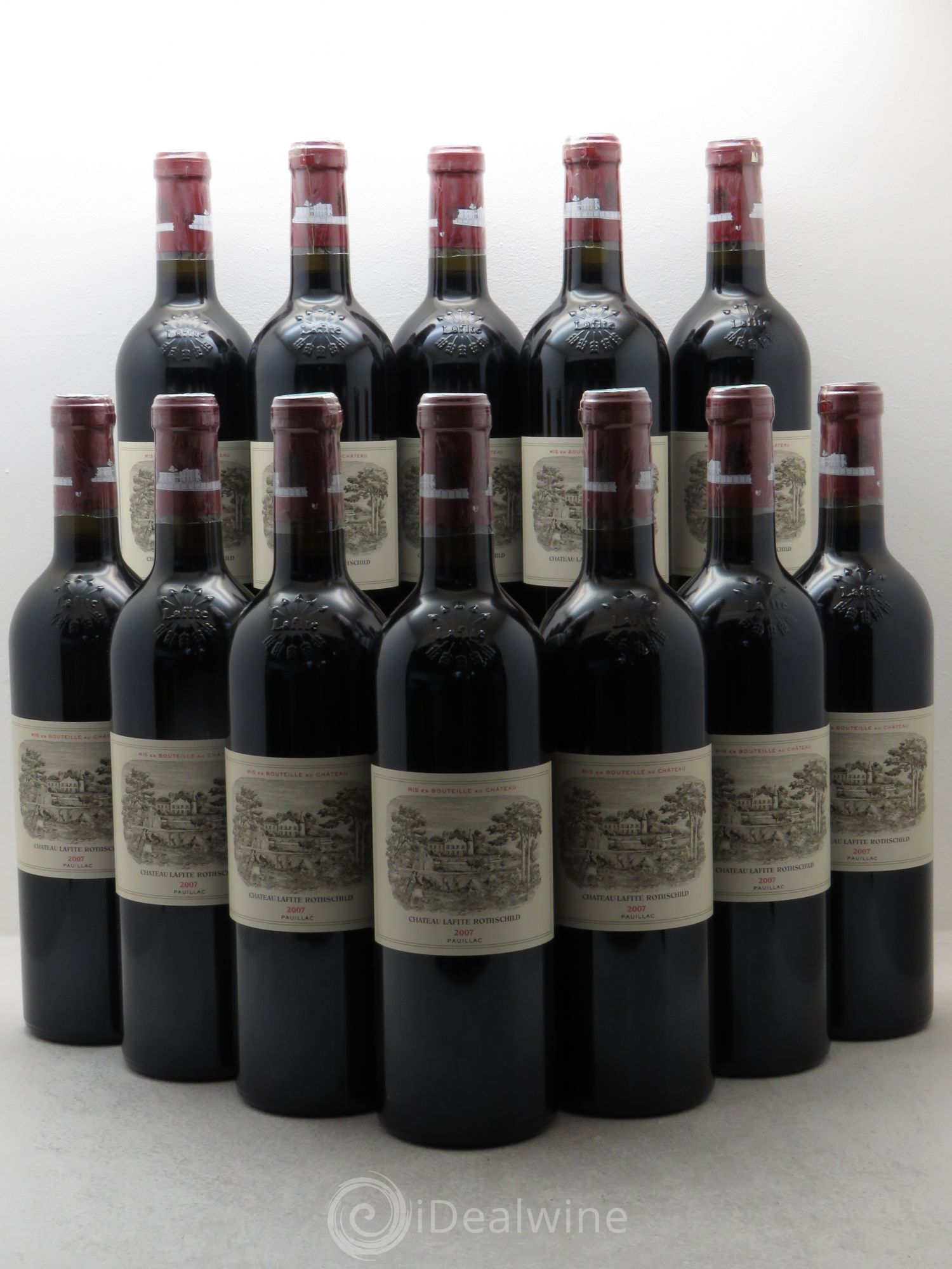 Château Lafite Rothschild 1er Grand Cru Classé 2007 - Lot de 12 bouteilles - 0