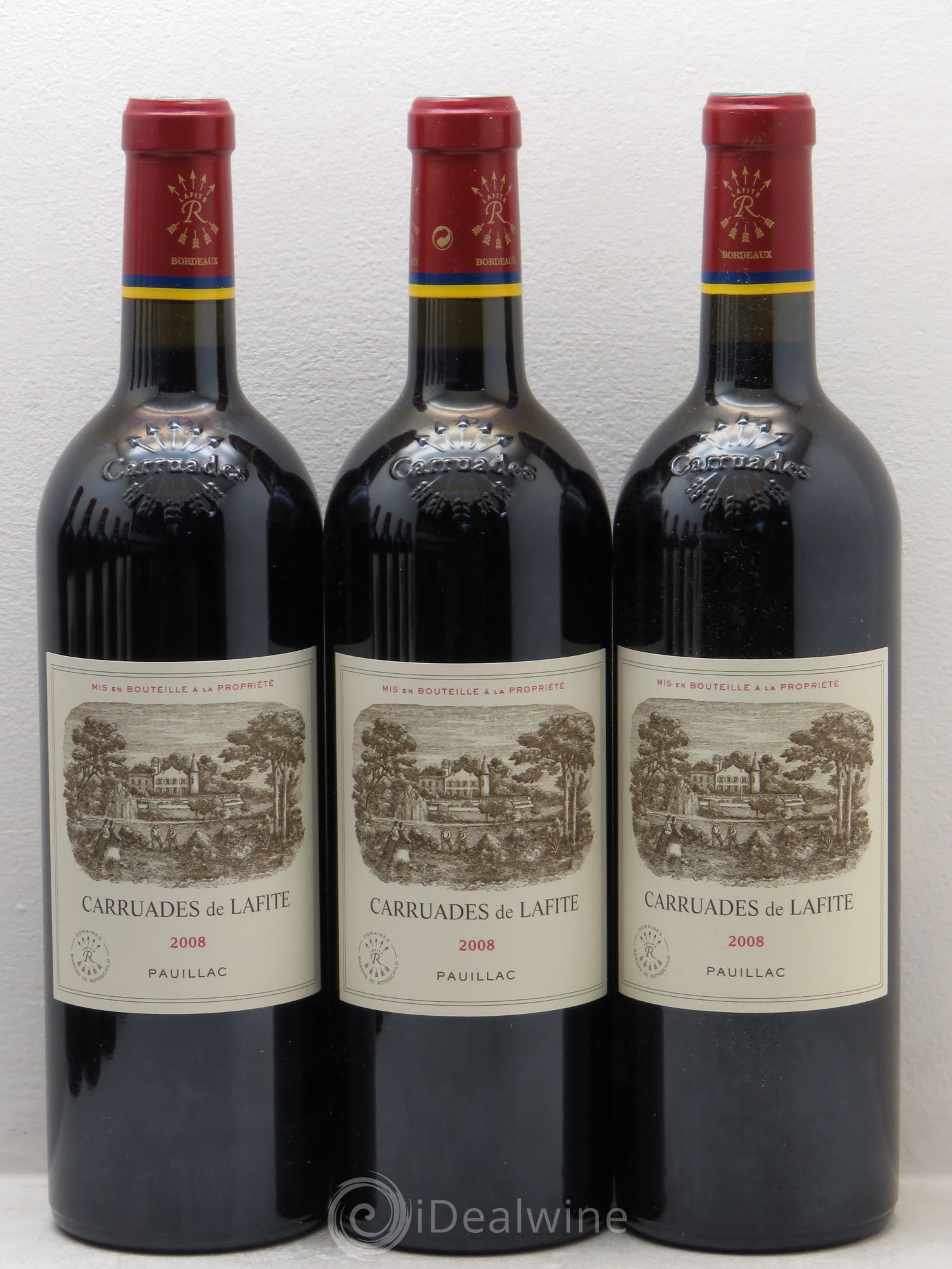 Carruades de Lafite Rothschild Second Vin 2008 - Lot de 12 bouteilles - 1
