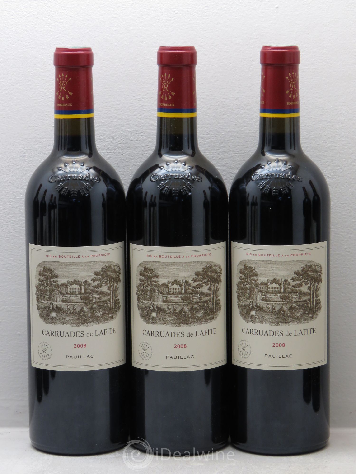 Carruades de Lafite Rothschild Second Vin 2008 - Lot de 12 bouteilles - 1