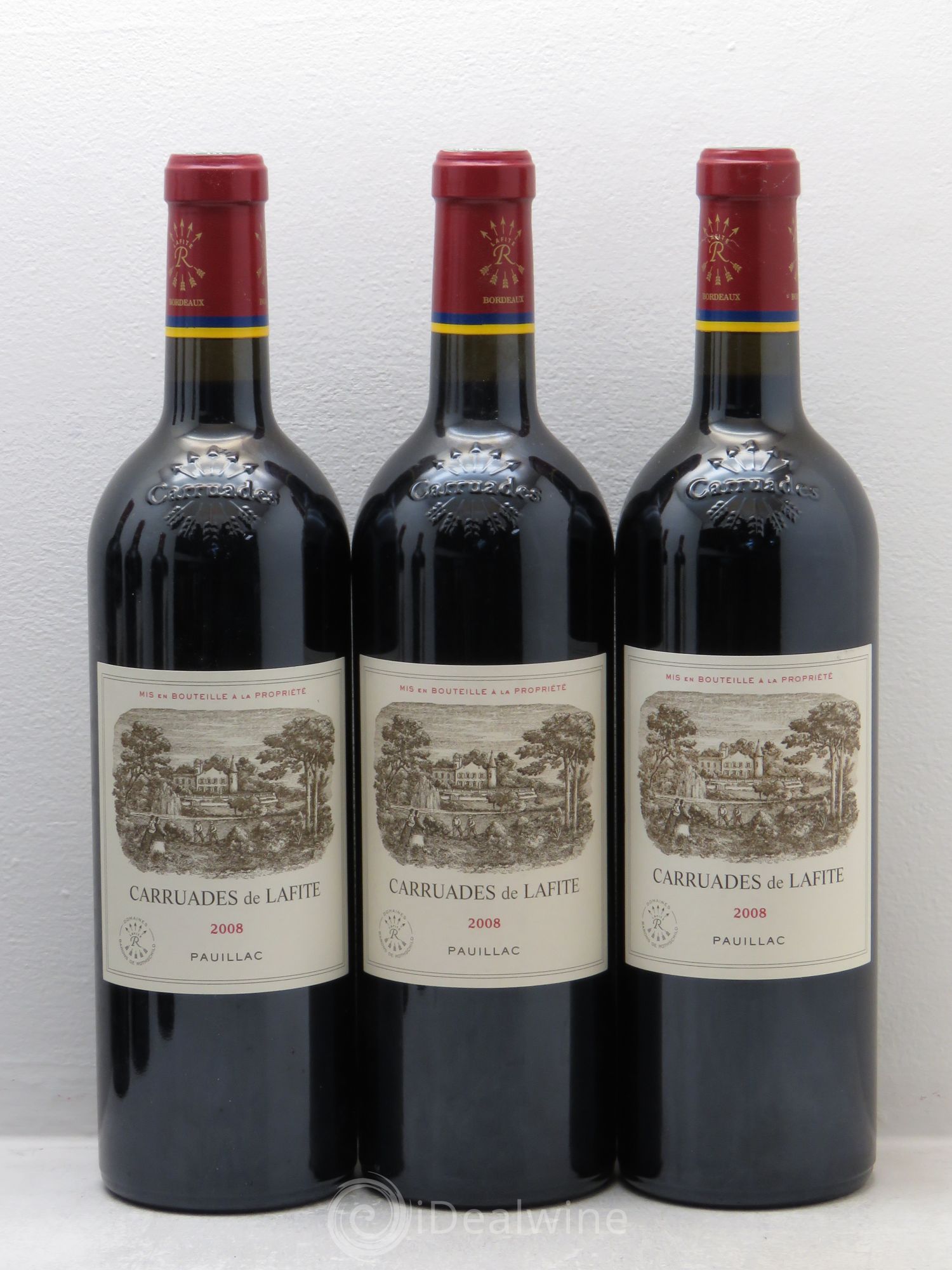 Carruades de Lafite Rothschild Second Vin 2008 - Lot de 6 bouteilles - 1