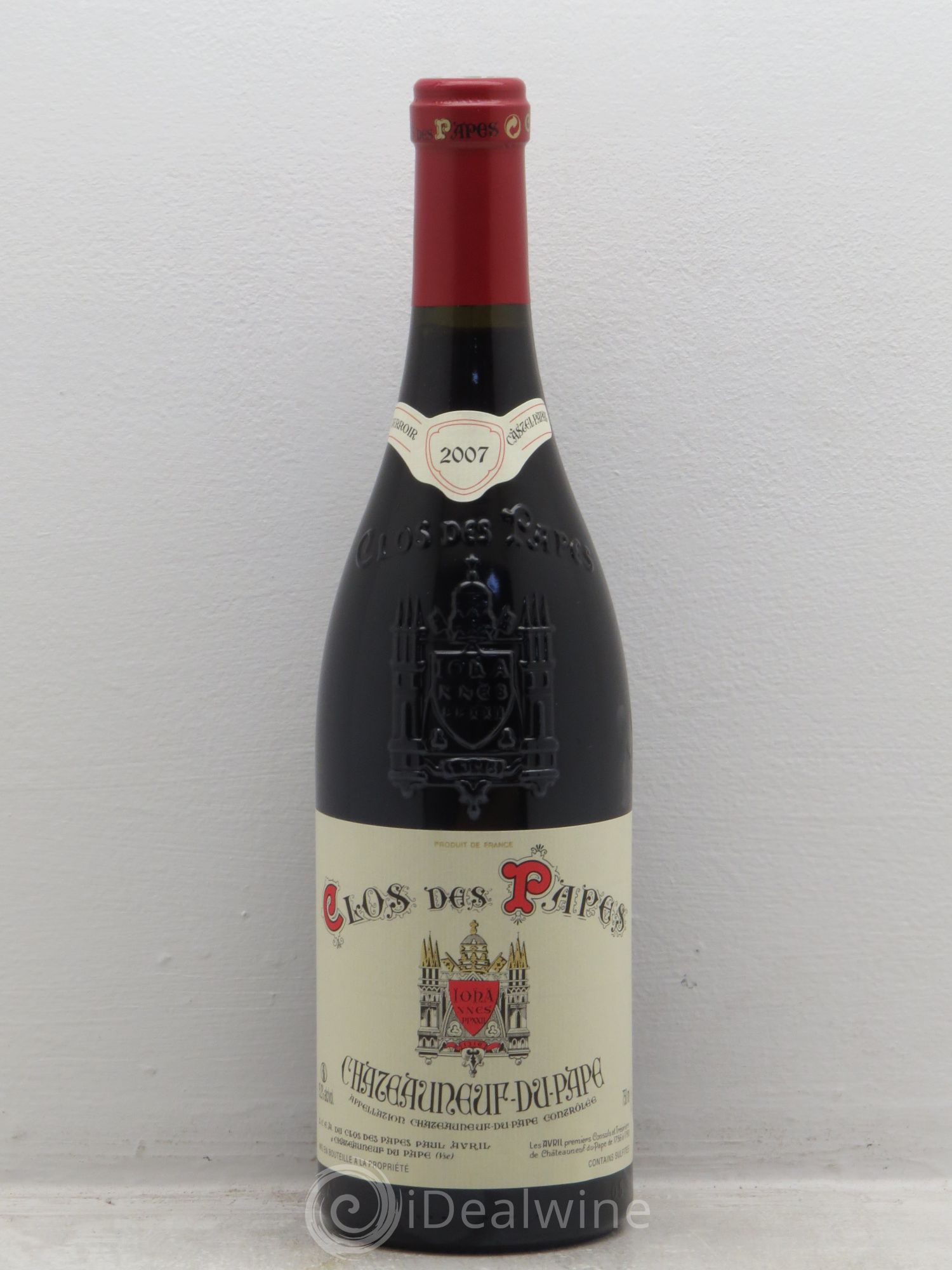 Châteauneuf-du-Pape Clos des Papes - Paul Avril 2007 - Lot de 6 bouteilles - 0