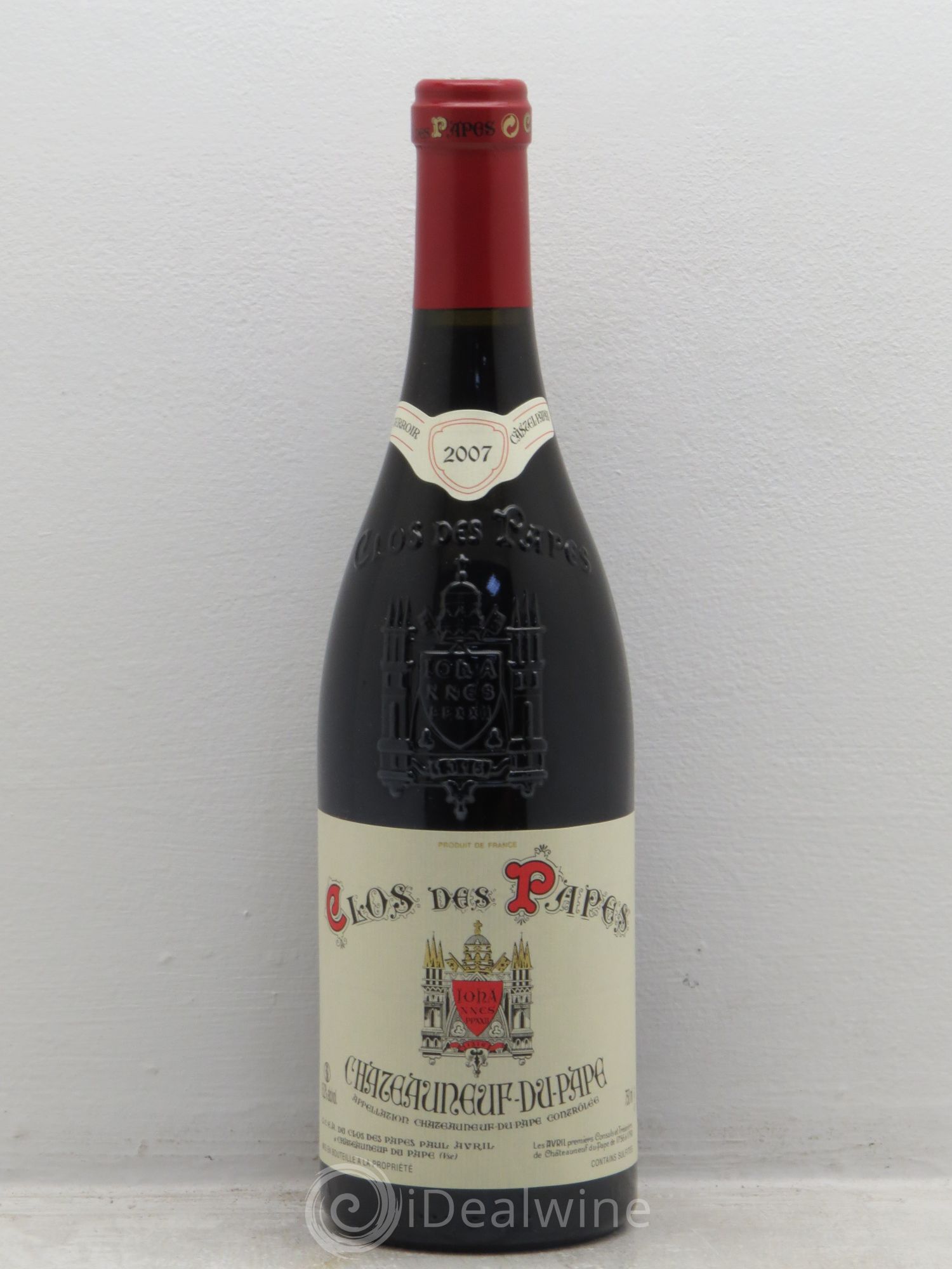 Châteauneuf-du-Pape Clos des Papes - Paul Avril 2007 - Lot de 1 bouteille - 0