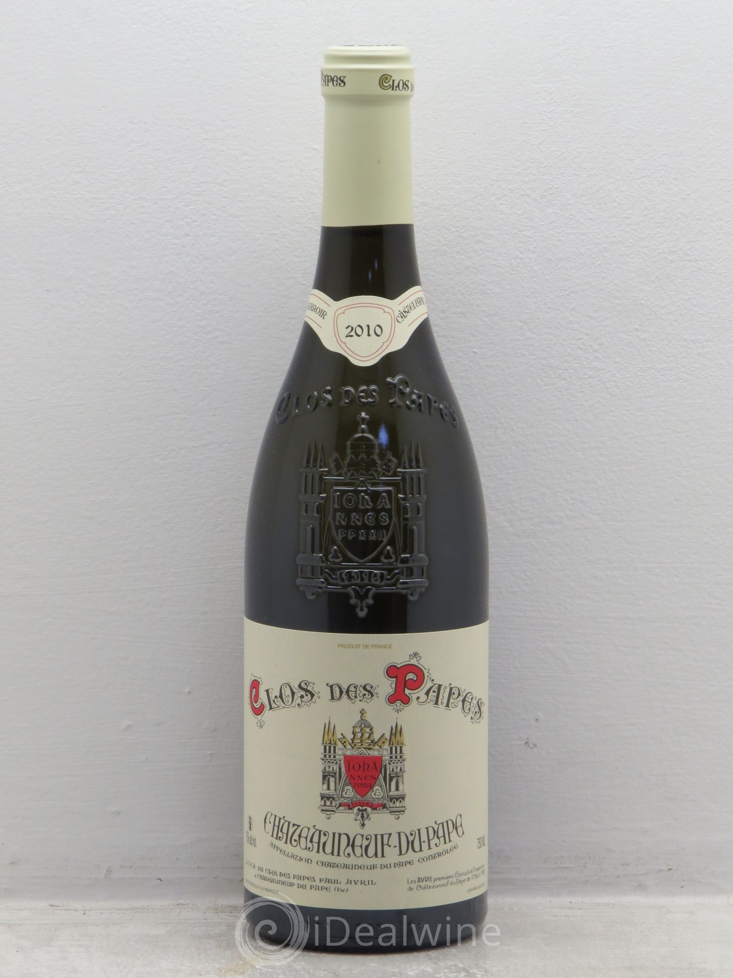 Châteauneuf-du-Pape Clos des Papes - Paul Avril 2010 - Lot de 6 bouteilles - 0