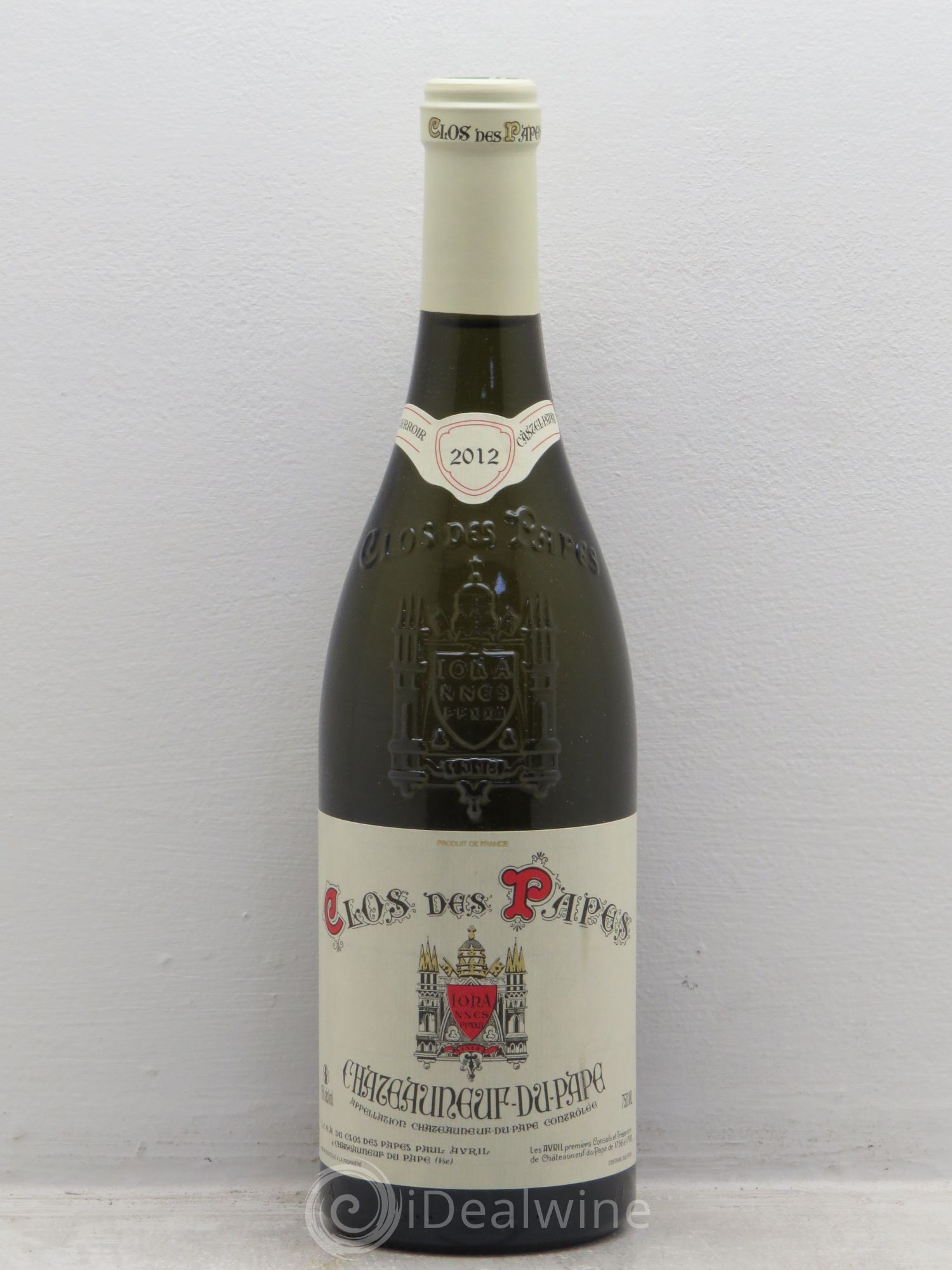 Châteauneuf-du-Pape Clos des Papes - Paul Avril 2012 - Posten von 6 Flaschen - 0