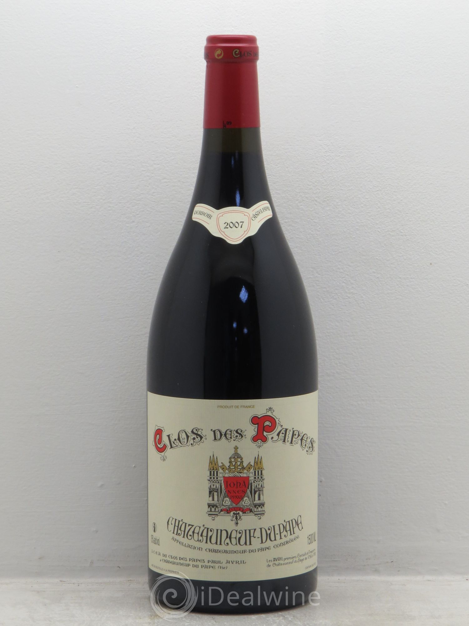 Châteauneuf-du-Pape Clos des Papes - Paul Avril 2007 - Lot de 1 magnum - 0