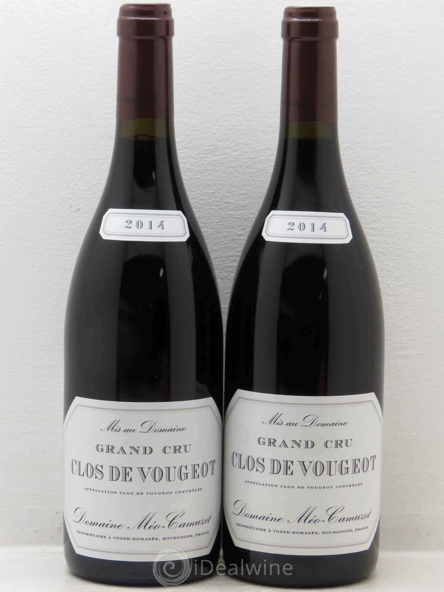 Clos de Vougeot Grand Cru Méo-Camuzet (Domaine) 2014 - Lot de 2 bouteilles - 0