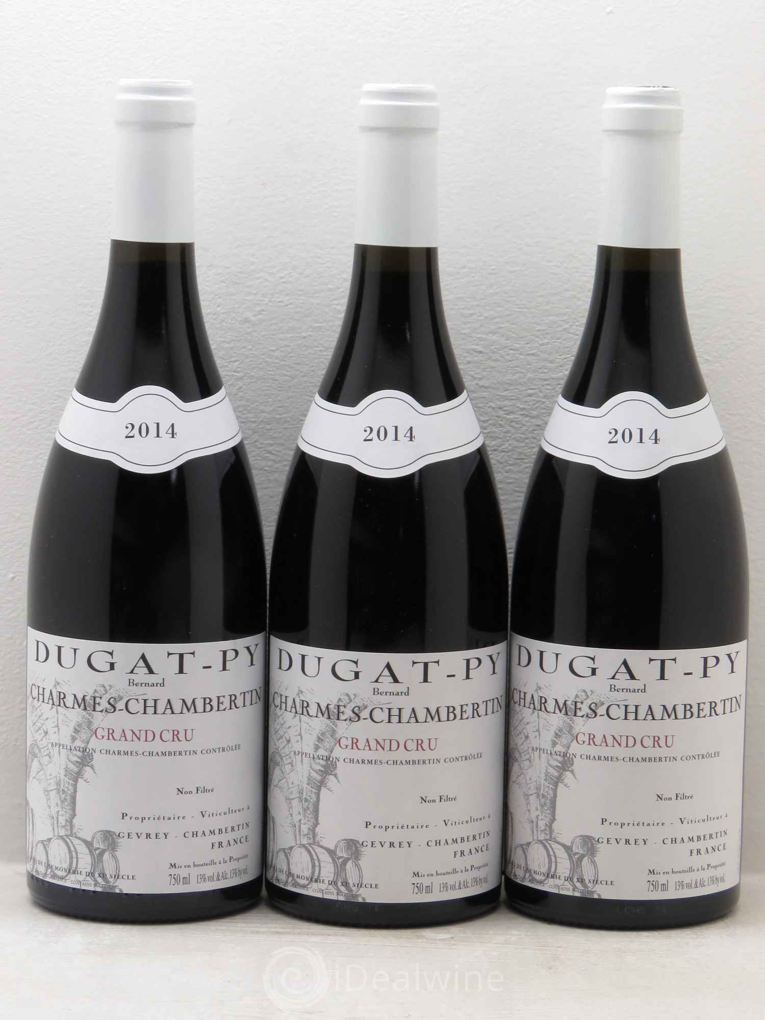Charmes-Chambertin Grand Cru Dugat-Py 2014 - Lot de 3 bouteilles - 0