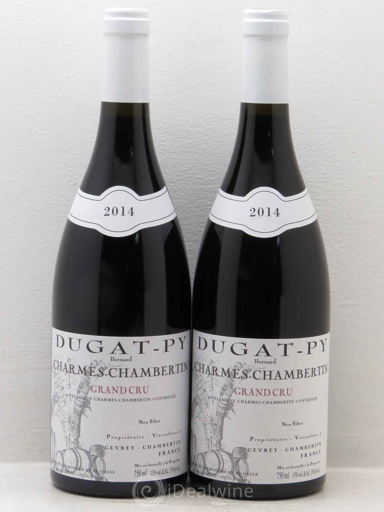 Charmes-Chambertin Grand Cru Dugat-Py 2014 - Lot de 2 bouteilles - 0