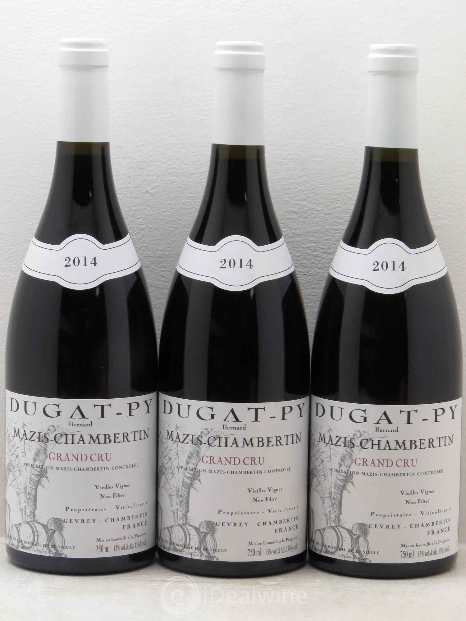 Mazis-Chambertin Grand Cru Vieilles Vignes Dugat-Py Vieilles Vignes 2014 - Lot de 3 bouteilles - 0