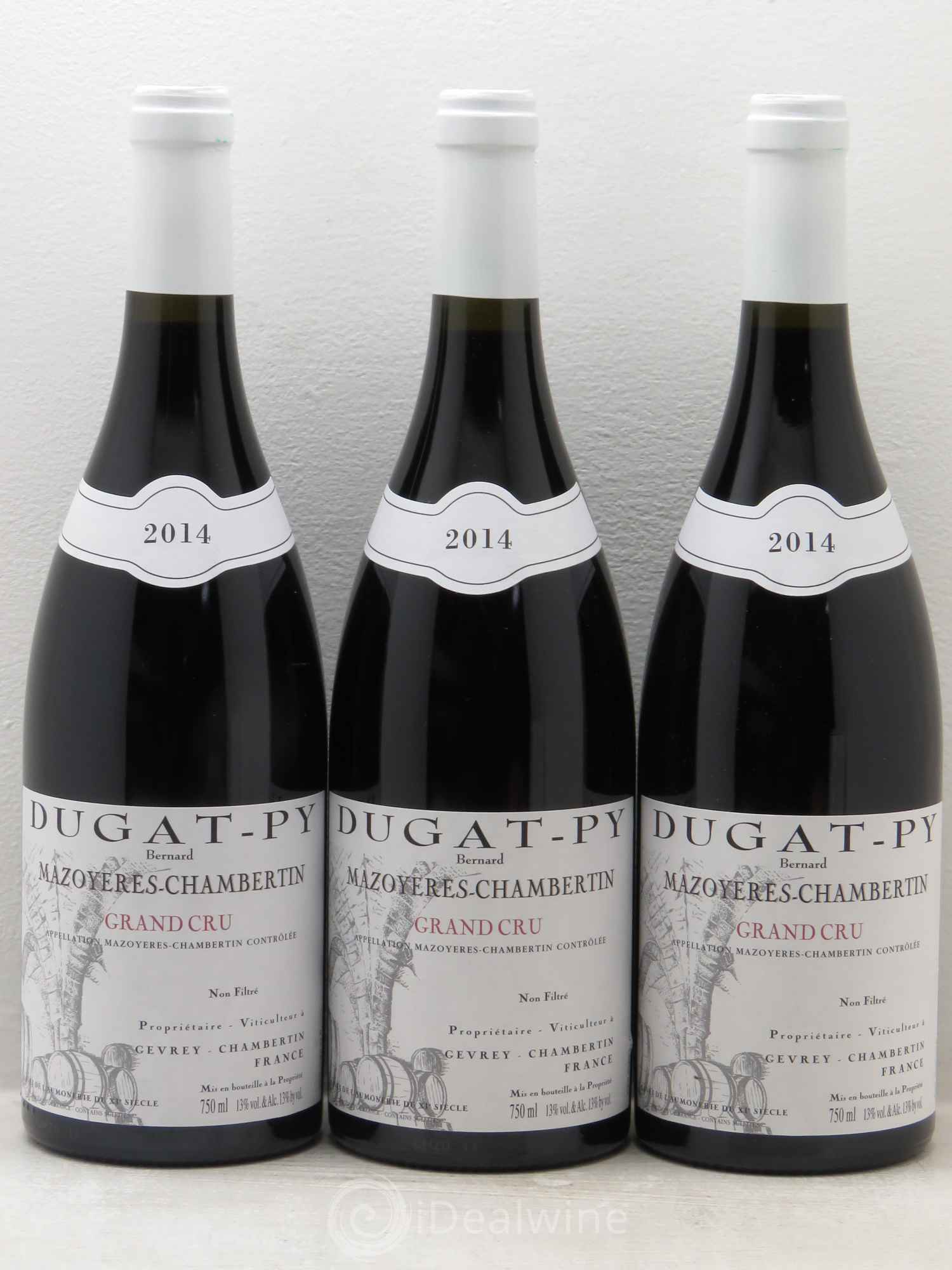 Mazoyères-Chambertin Grand Cru Dugat-Py 2014 - Lot de 3 bouteilles - 0