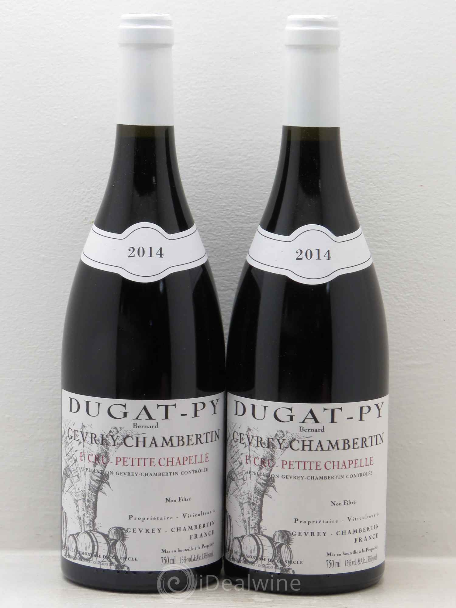 Gevrey-Chambertin 1er Cru Petite Chapelle Vieilles Vignes Dugat-Py 2014 - Lot de 2 bouteilles - 0