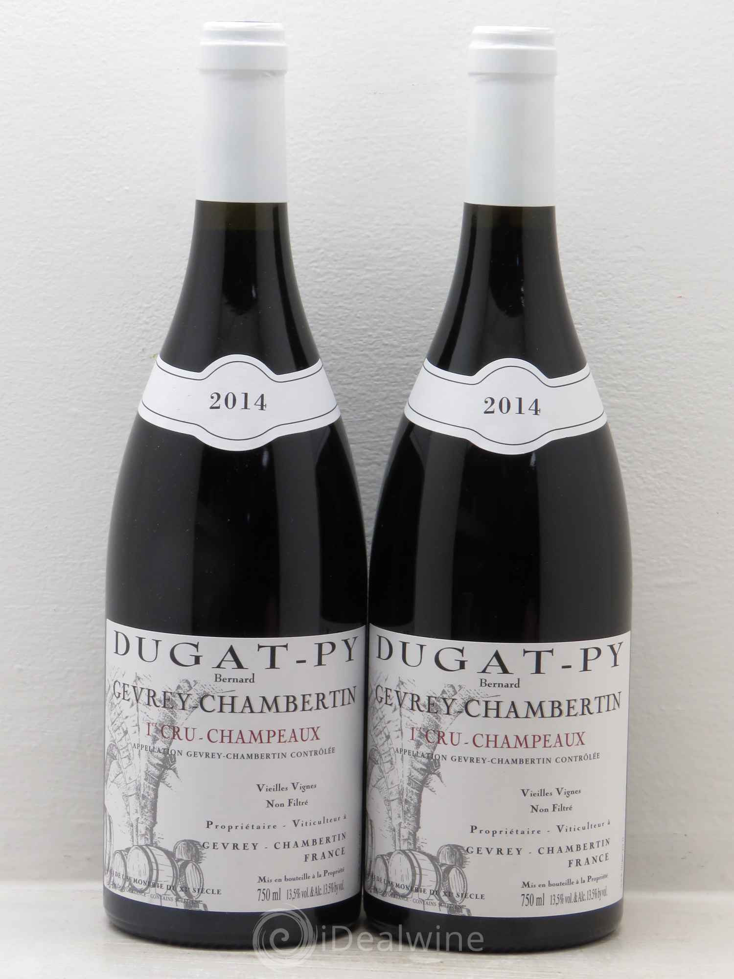 Gevrey-Chambertin 1er Cru Champeaux Dugat-Py 2014 - Posten von 2 Flaschen - 0