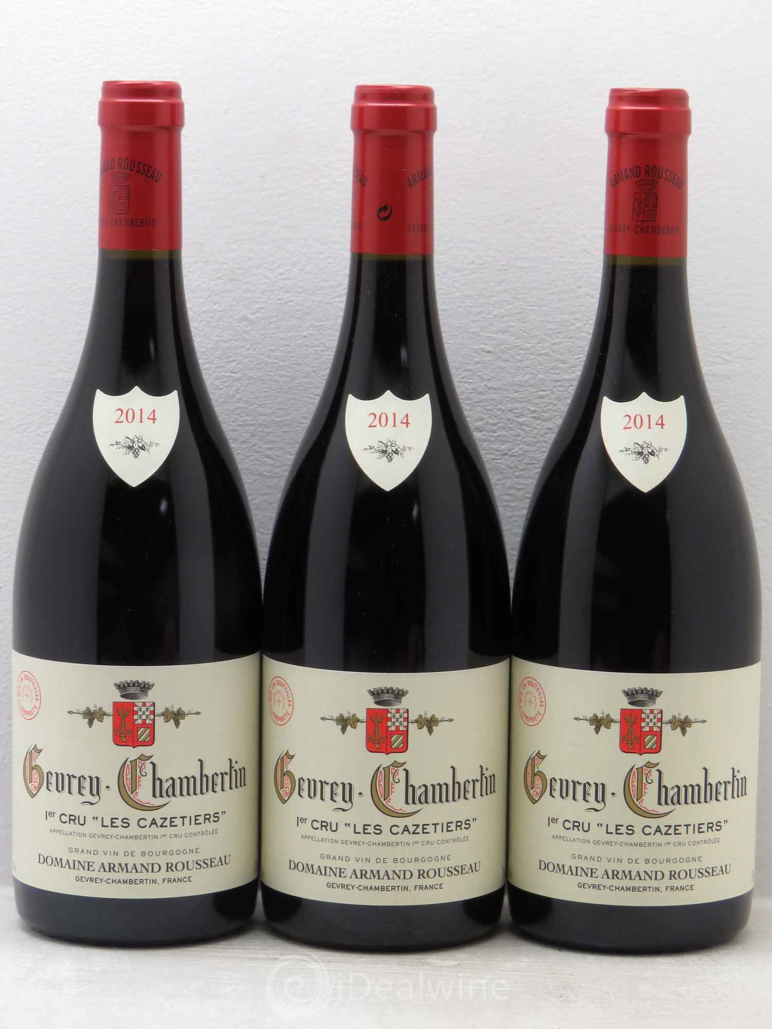 Gevrey-Chambertin 1er Cru Les Cazetiers Armand Rousseau (Domaine) 2014 - Lot de 3 bouteilles - 0